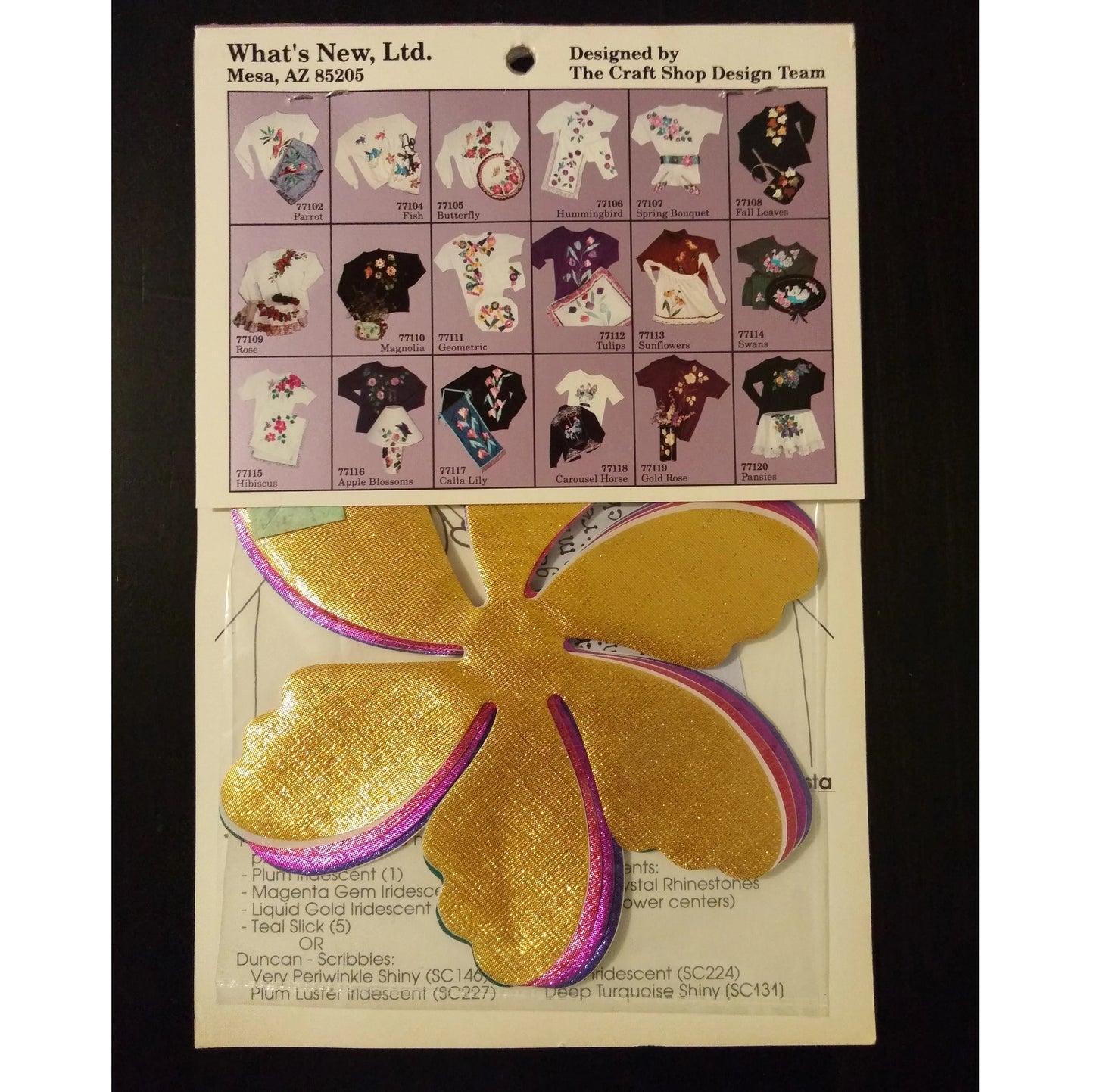 Glitzy Shirts Iron On Applique Kit 77130 Fiesta