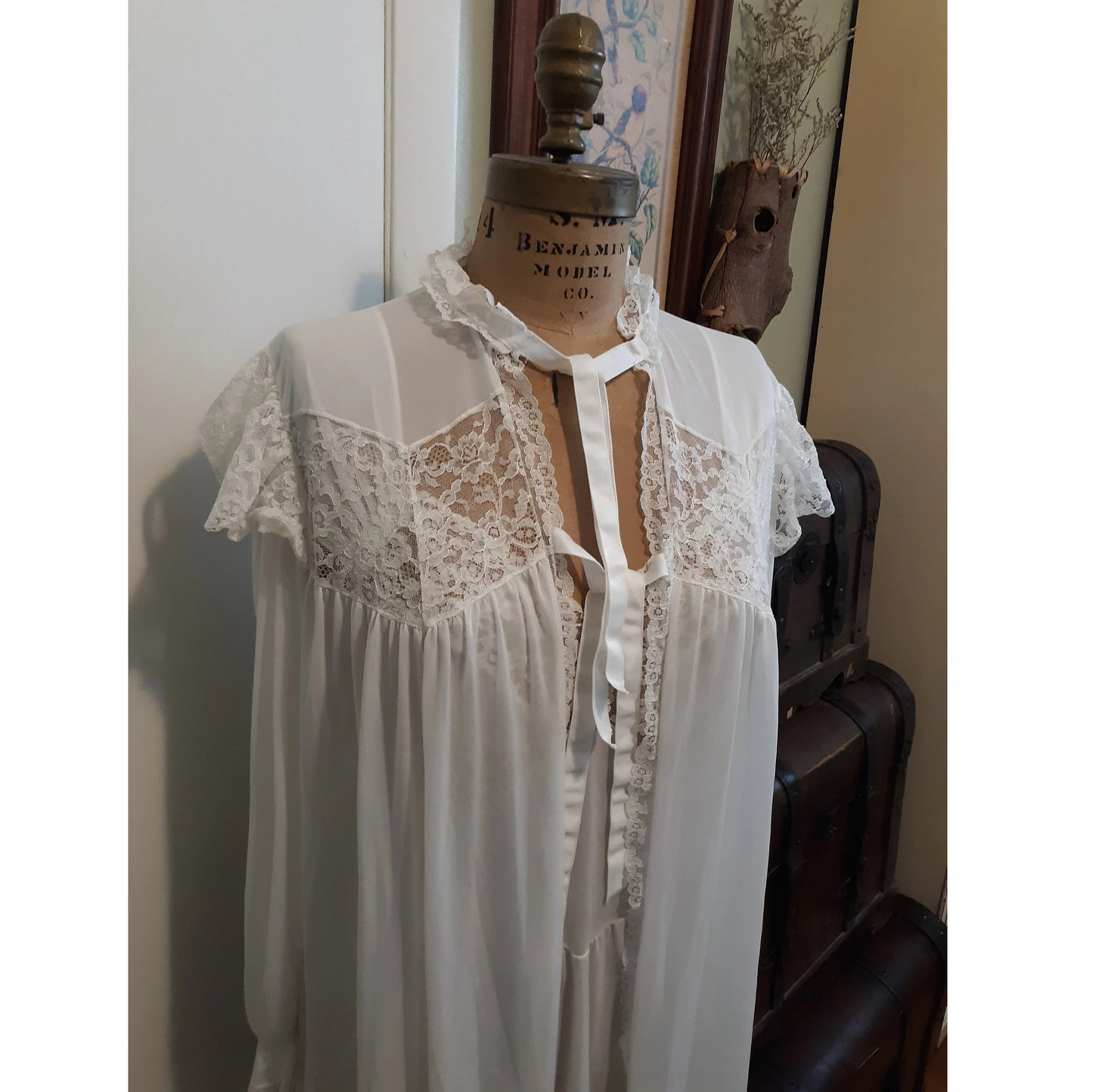 Vintage Nylon Nightgown and Robe
