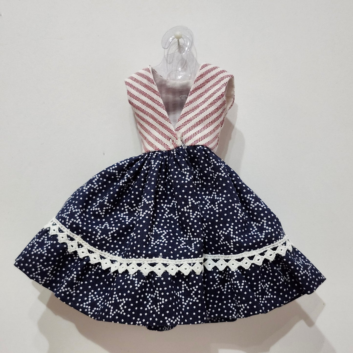 Stars and Stripes Dress for 9" girl fashion dolls