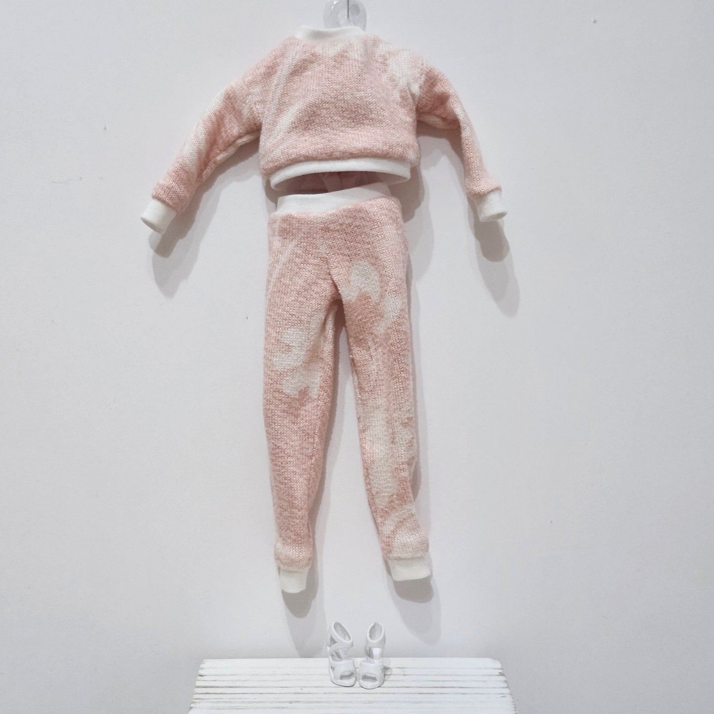 Pink Floral Joggers Set for 11 1/2" fashion dolls