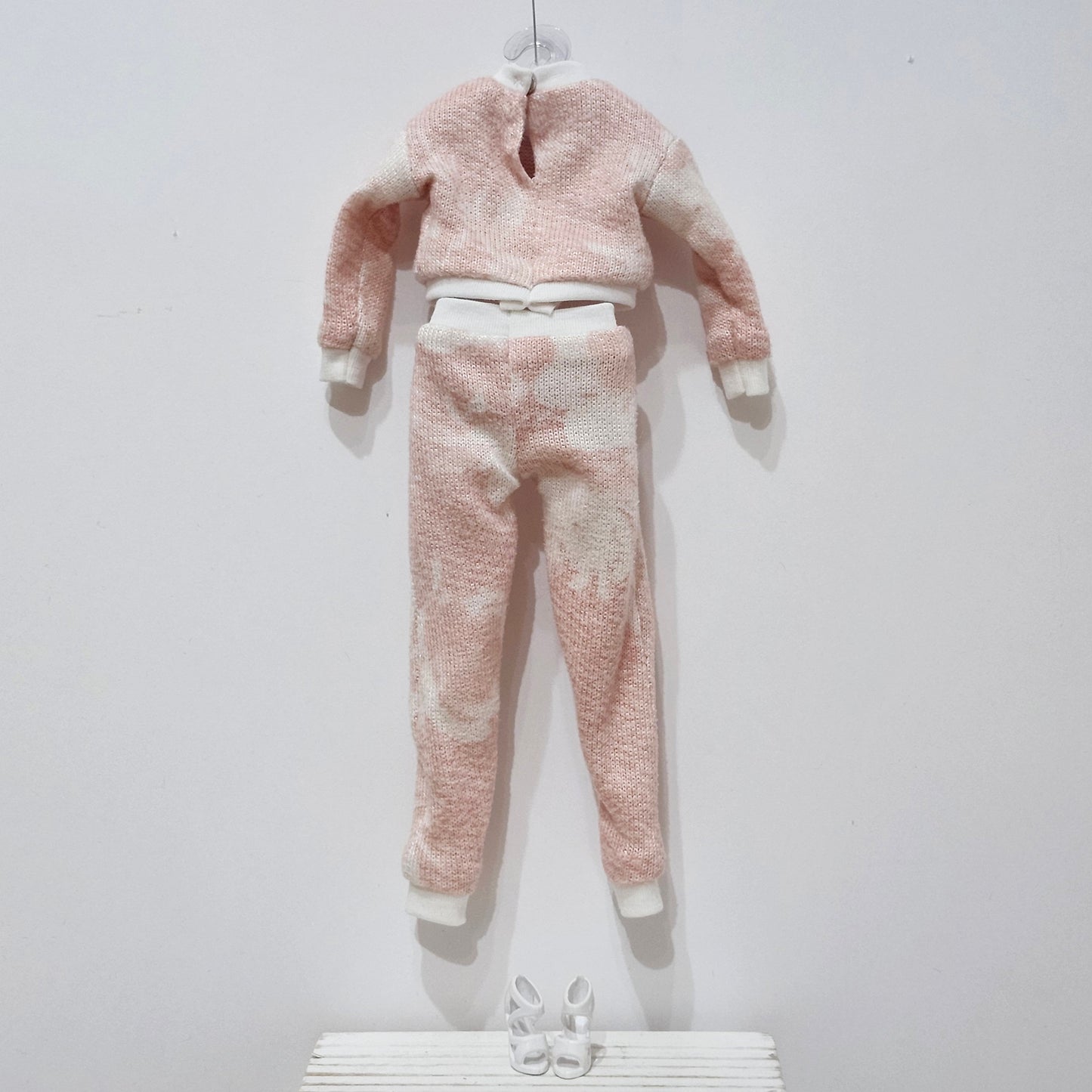 Pink Floral Joggers Set for 11 1/2" fashion dolls