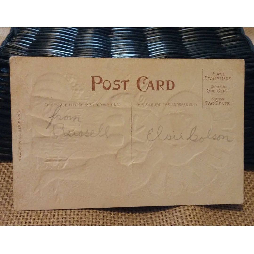 Vintage Thanksgiving Postcard
