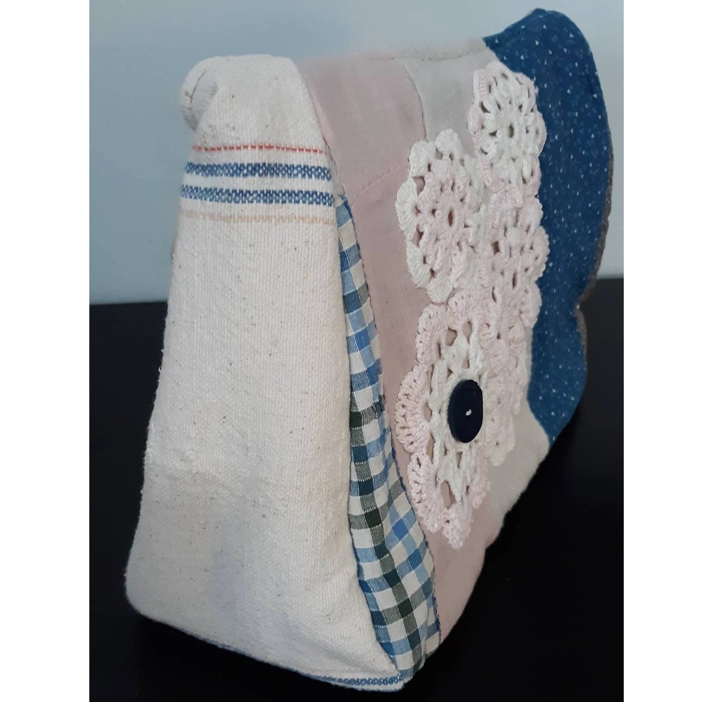 Resurrected Tote Style Handbag from Vintage Quilt and Feedsack