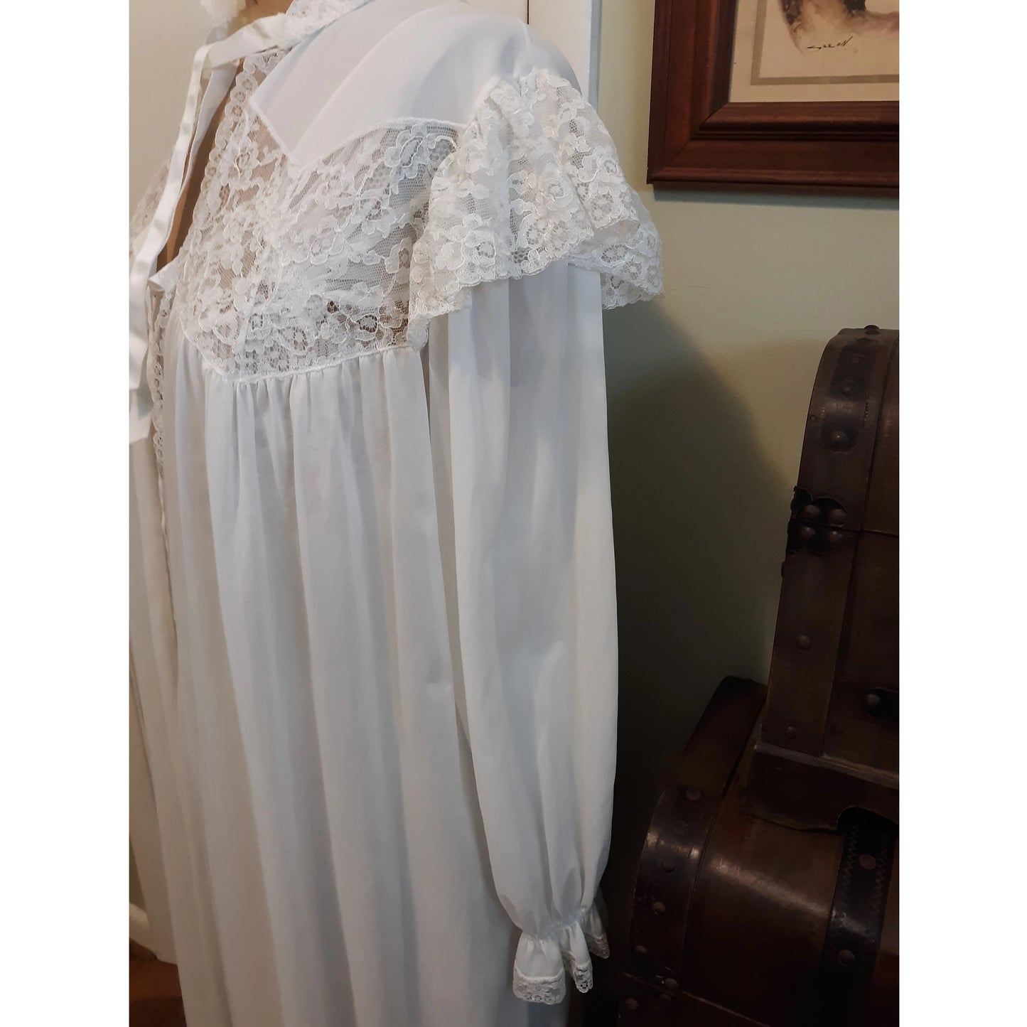 Vintage Nylon Nightgown and Robe