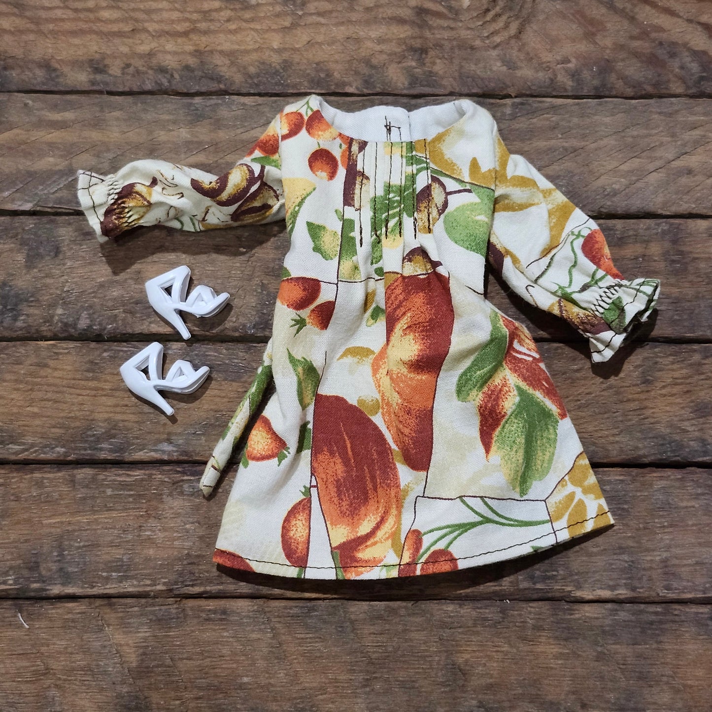 Autumn Dress for 11 1/2" female fashion dolls