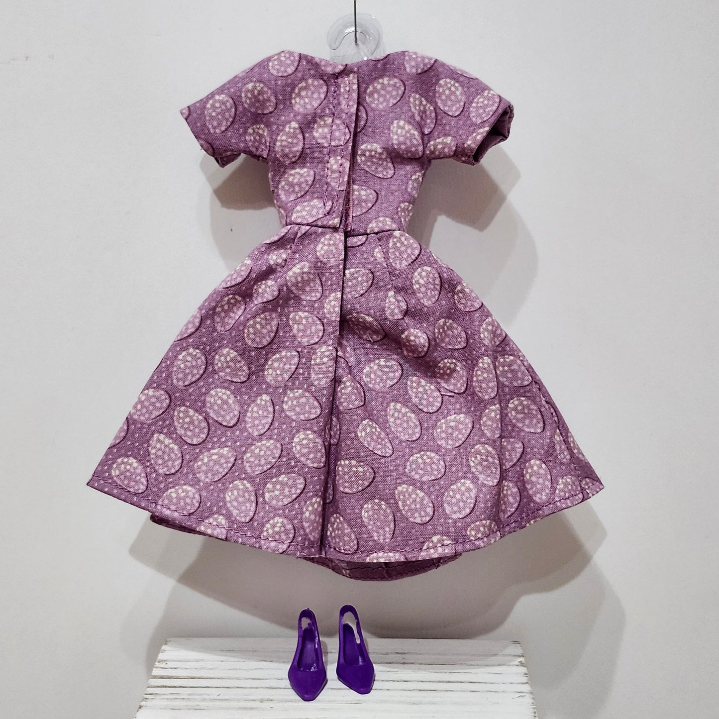 Purple Egg Dress for 11 1/2" female fashion dolls