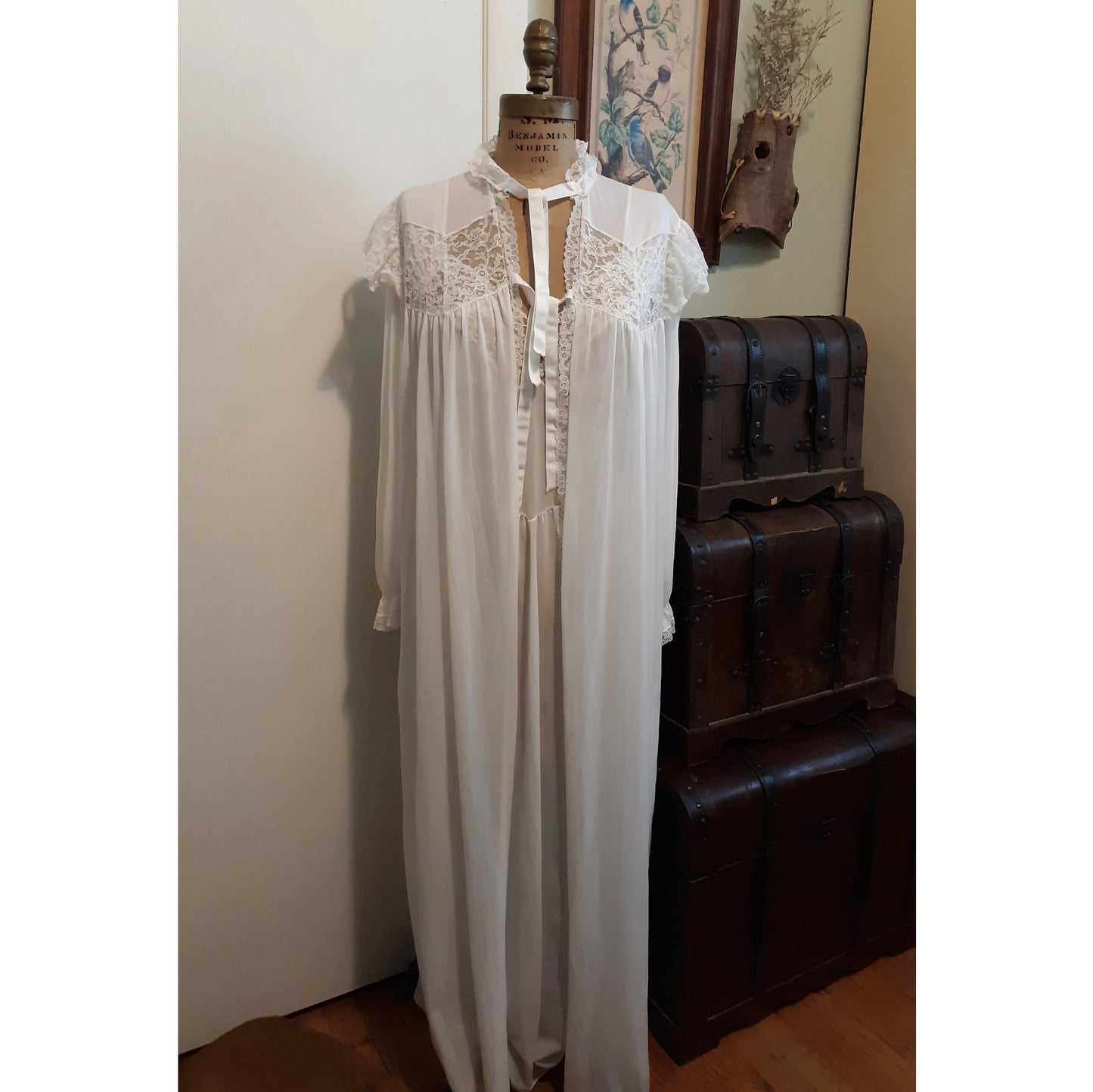 Vintage Nylon Nightgown and Robe