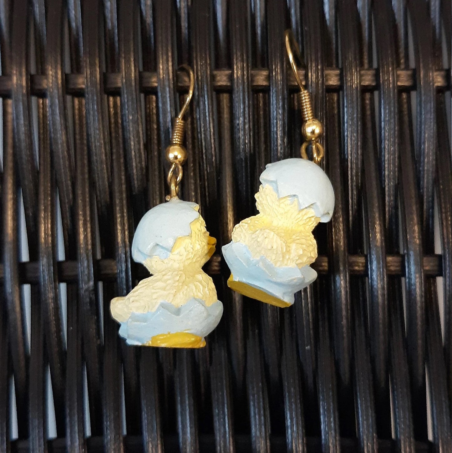 Just Hatched Chicks Vintage Earrings
