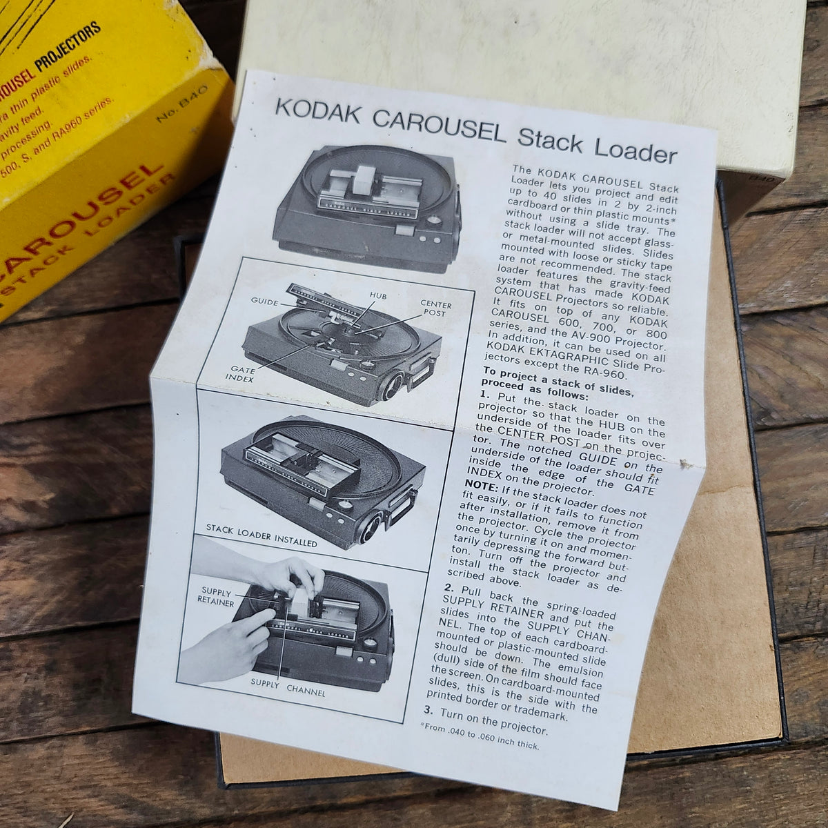 Kodak Carousel Stack Loader