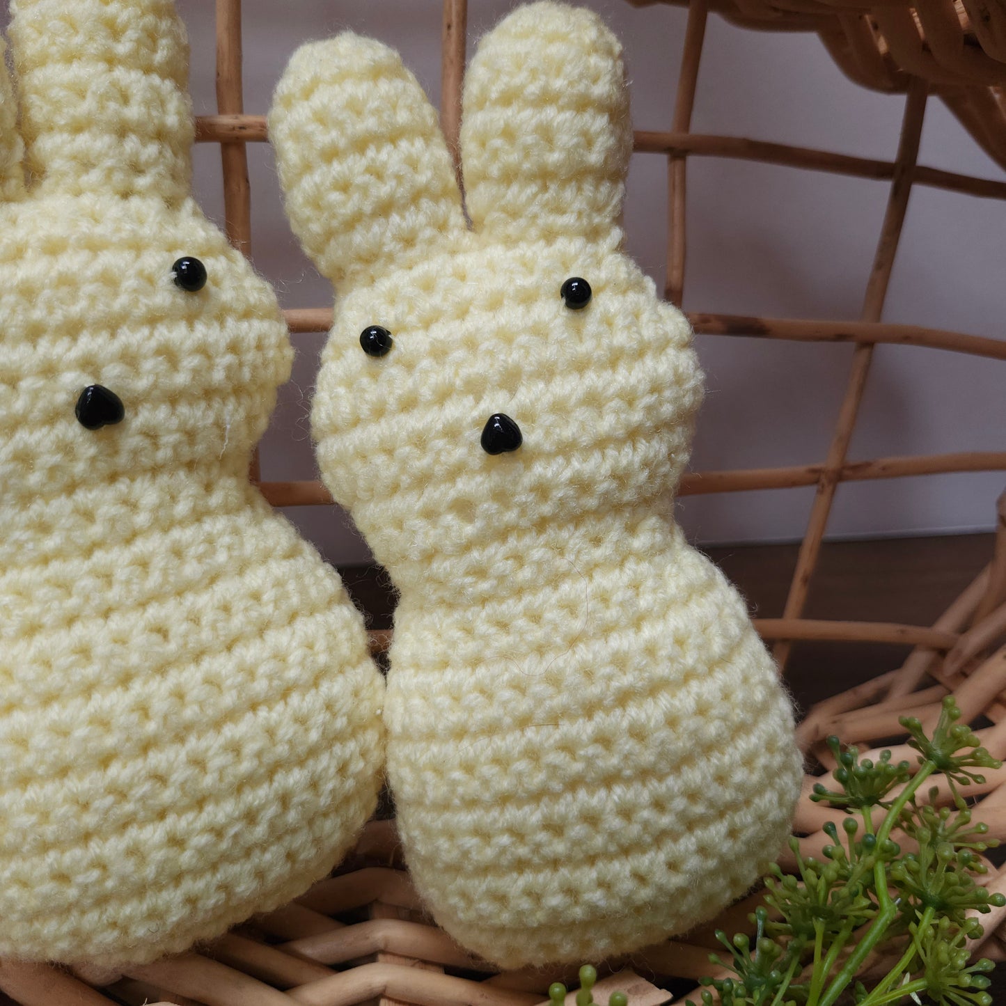 Crochet Bunny, Bowl Filler, Ornie, Shelf Tuck, Spring Decor