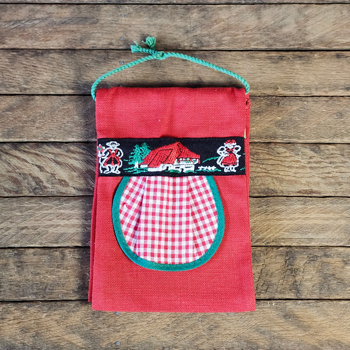 Vintage Handmade Notebook Cover with Notebook