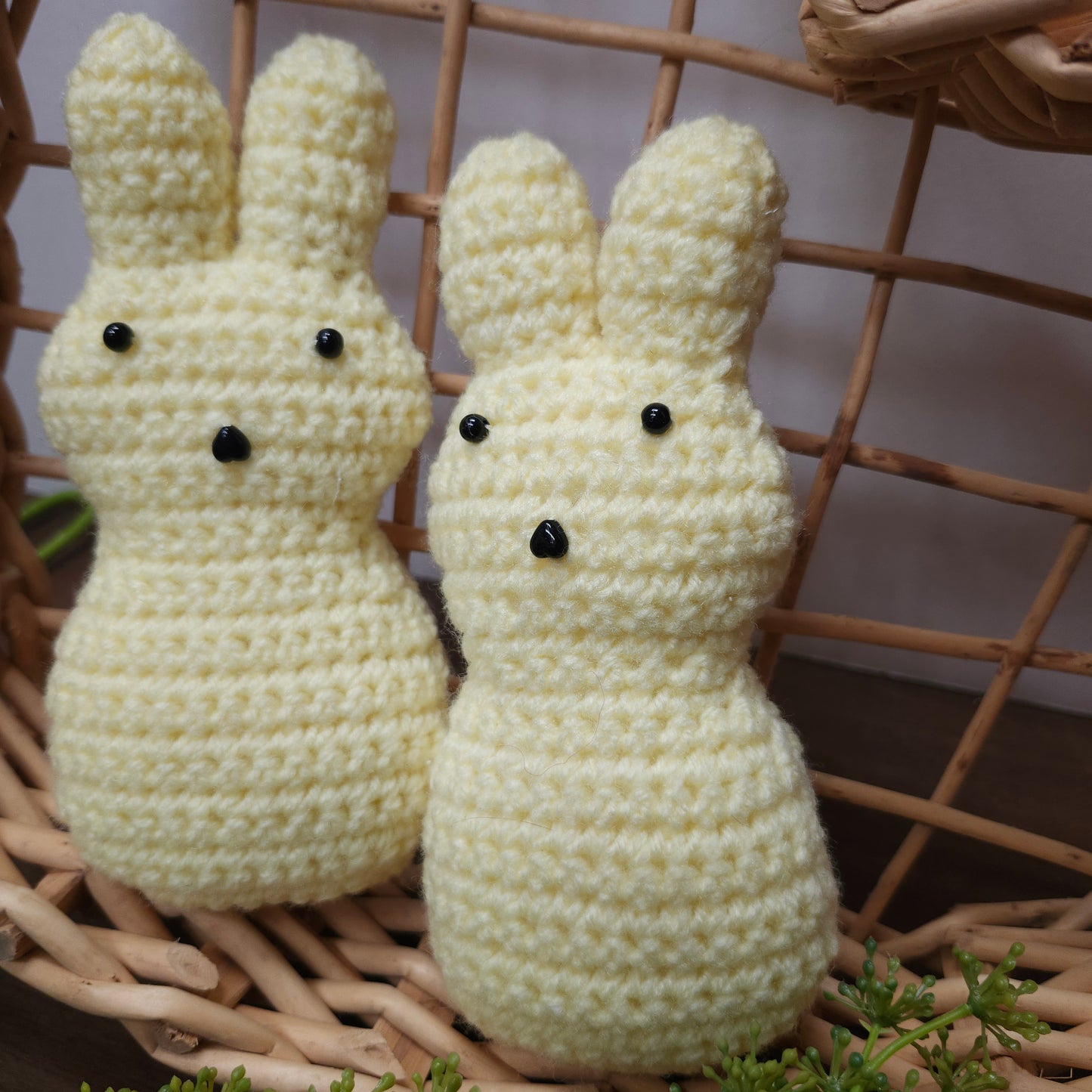 Crochet Bunny, Bowl Filler, Ornie, Shelf Tuck, Spring Decor