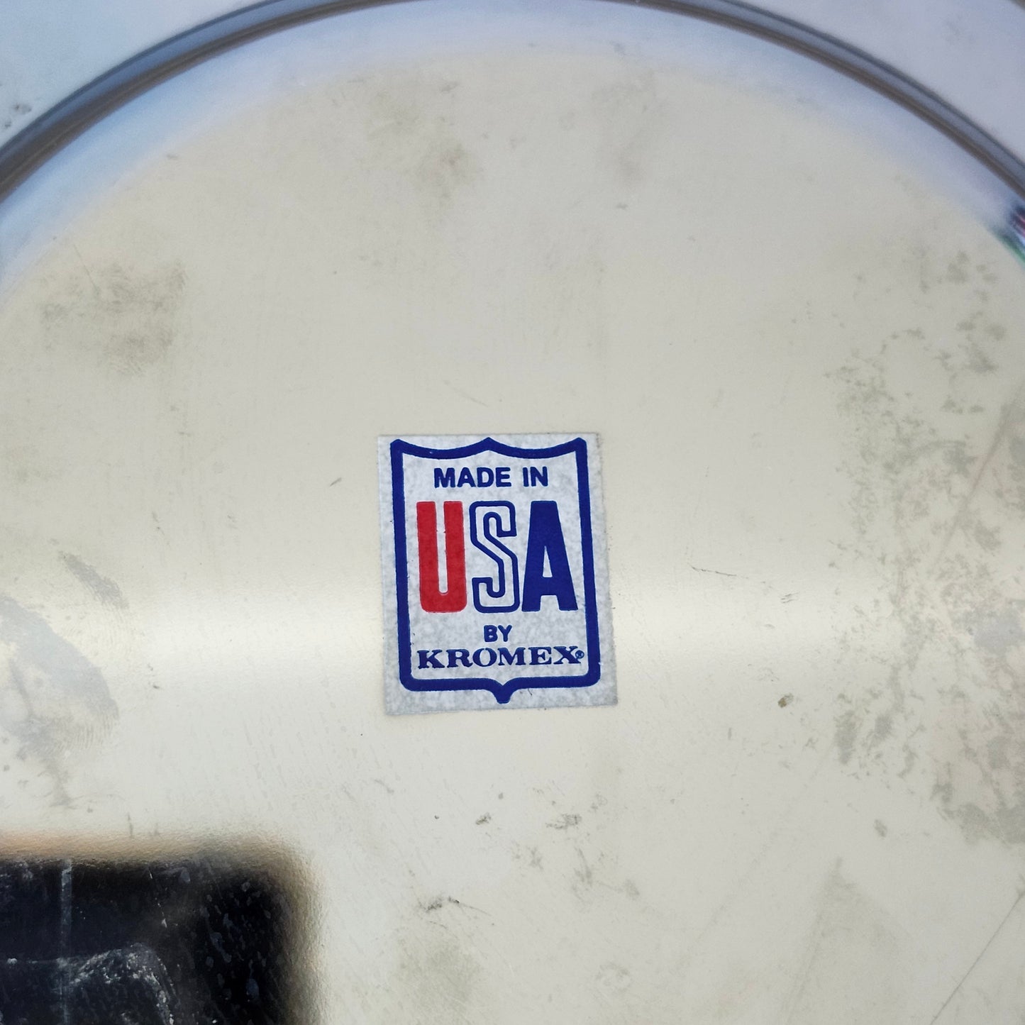 Kromex 10" Round Silver Plate