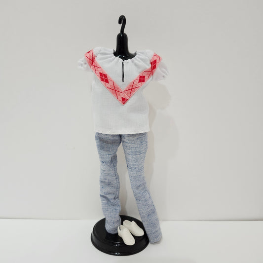 Peasant Blouse and Pants for 11 1/2" fashion dolls