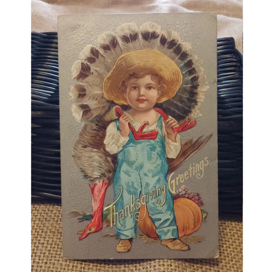 Vintage Thanksgiving Postcard