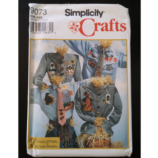 Simplicity Craft 9073 tie, button cover, and appliques pattern, uncut