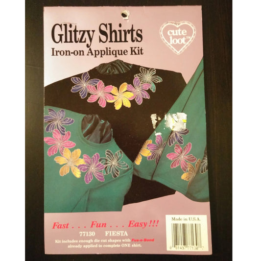 Glitzy Shirts Iron On Applique Kit 77130 Fiesta