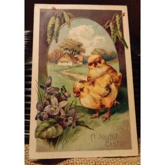 Vintage Easter Postcard dated 1908