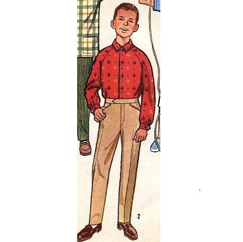 HCC #30 PDF Pattern for 9" boy fashion doll, Raglan Sleeve Shirt and Pants