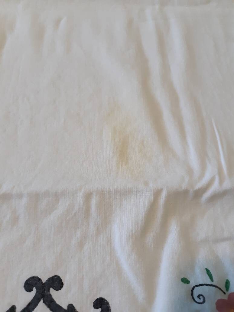 His and Hers Painted Vintage Pillowcases