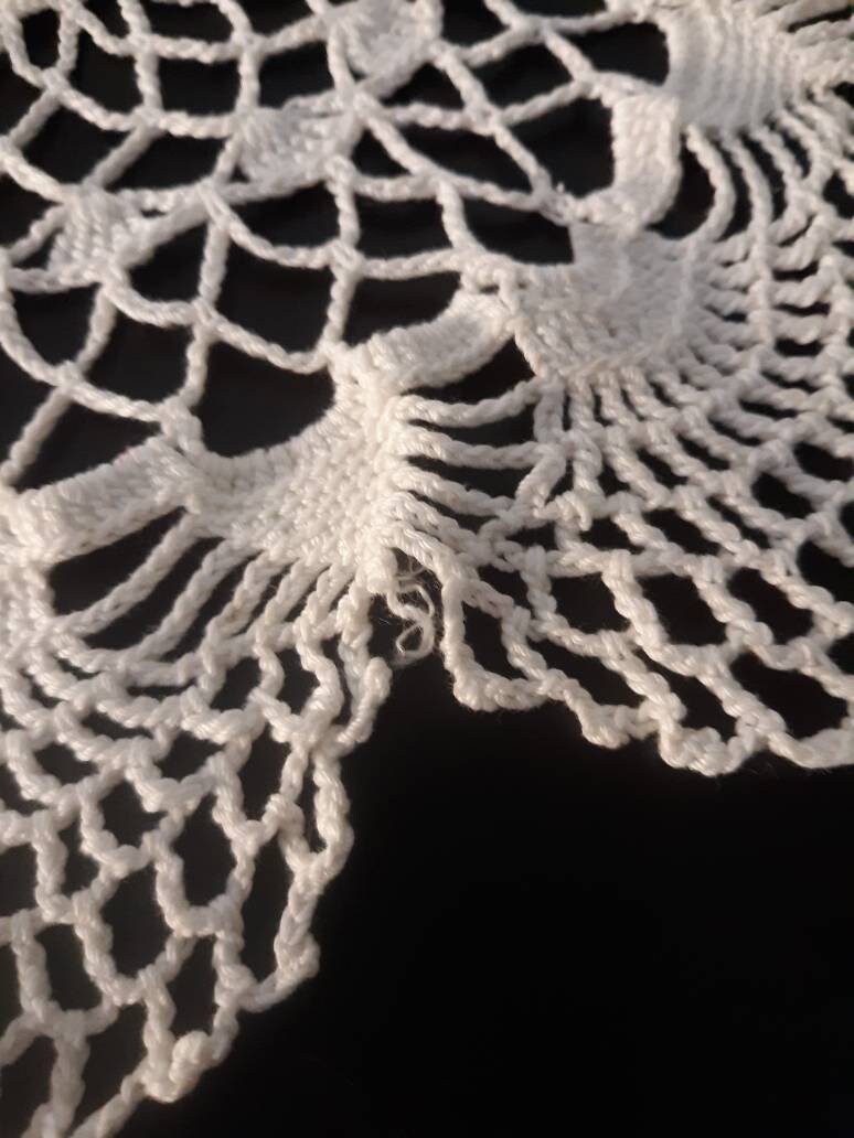 Vintage Round (12") Doilies, Set of 2