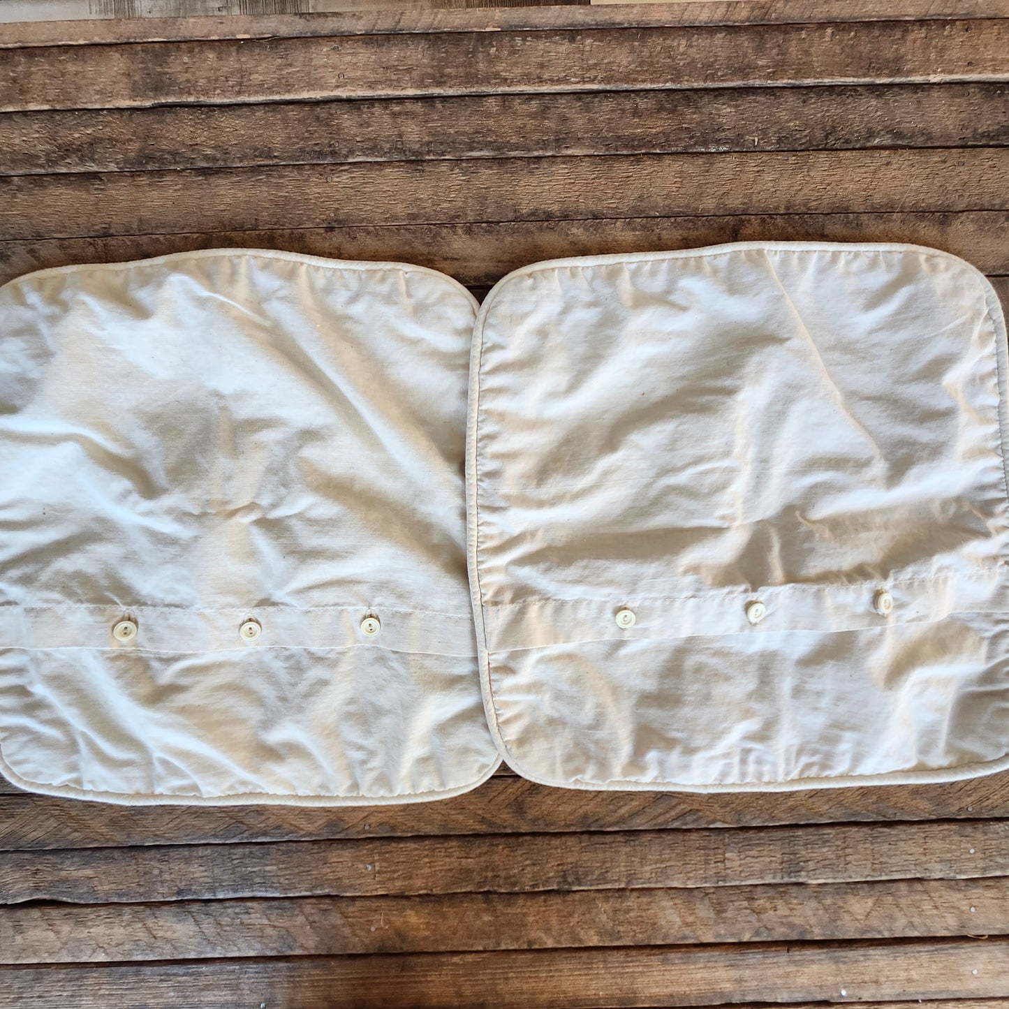 Country Boy and Girl Quilted Pillow Covers