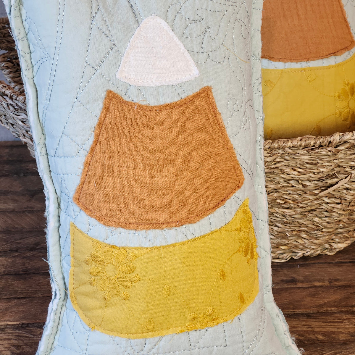 Candy Corn Pillow
