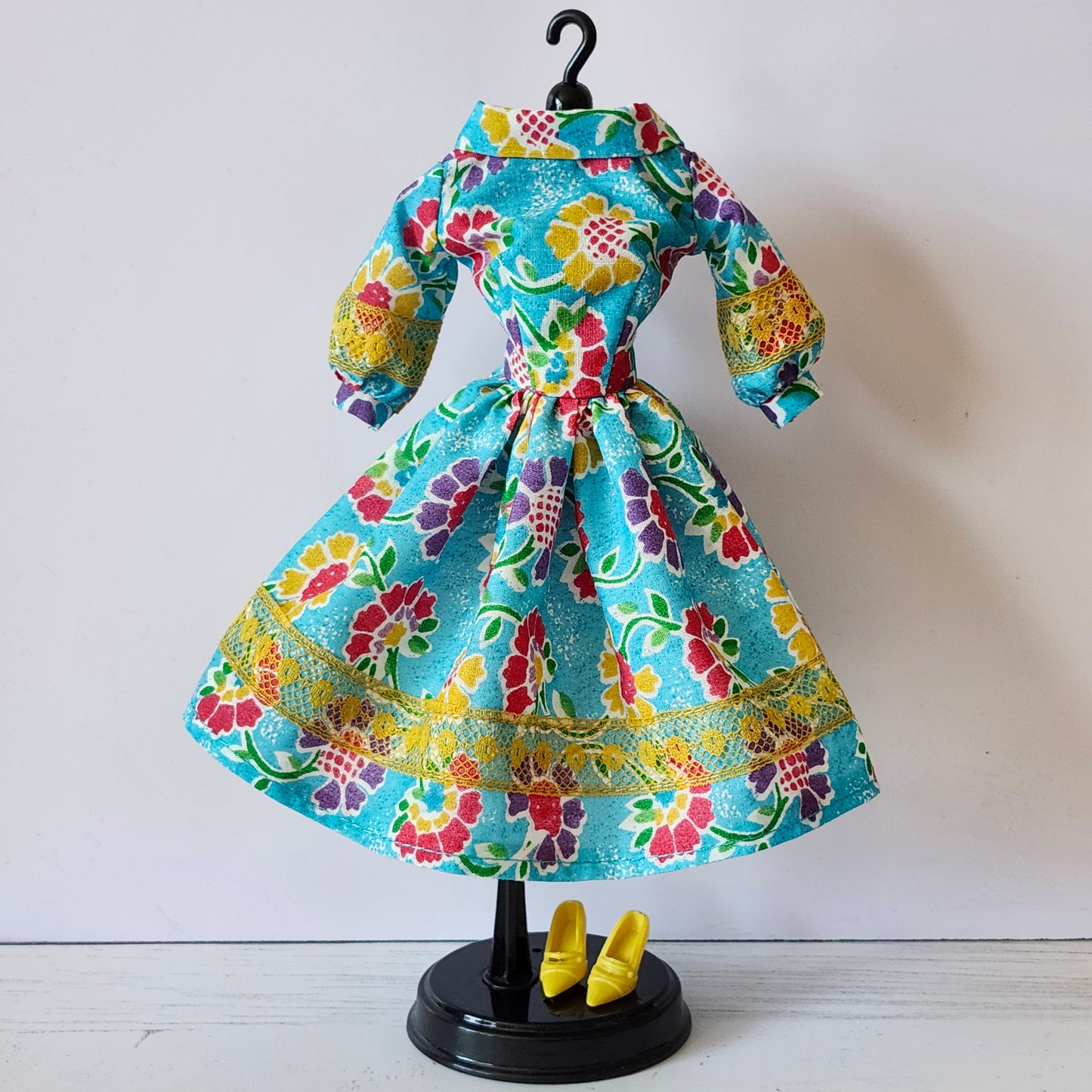Summer Flowers Dress for 11 1/2" fashion dolls