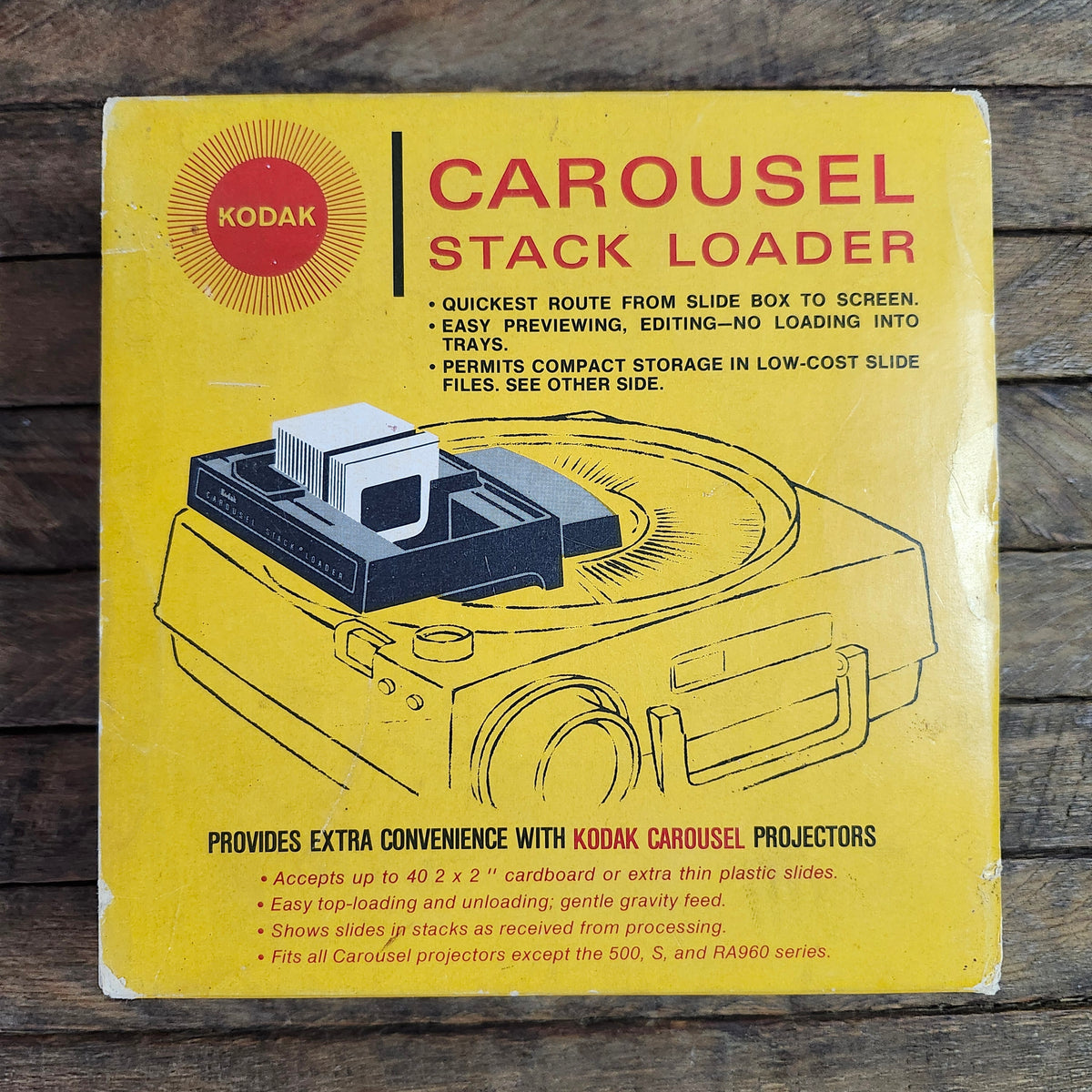 Kodak Carousel Stack Loader