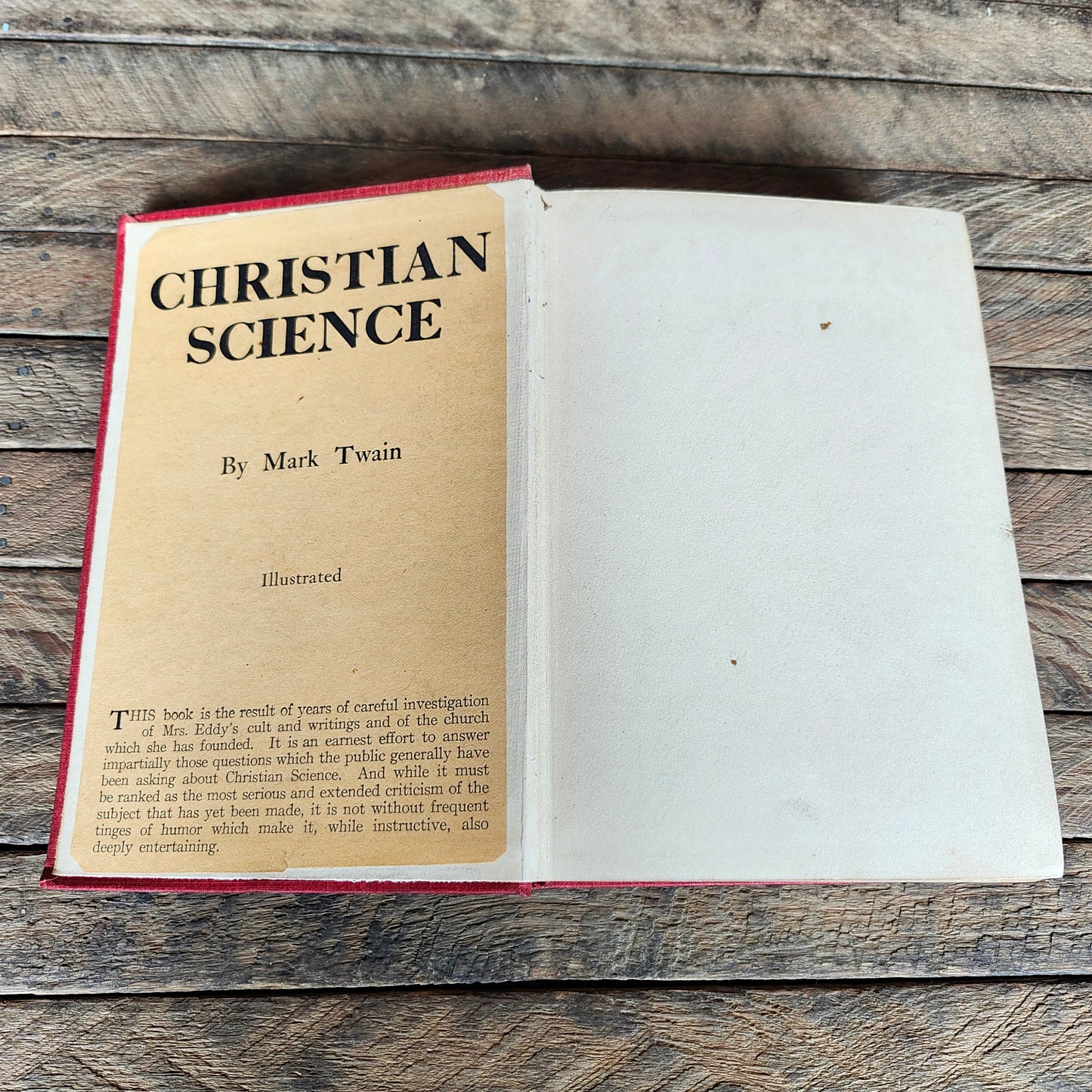 Christian Science by Mark Twain 1907