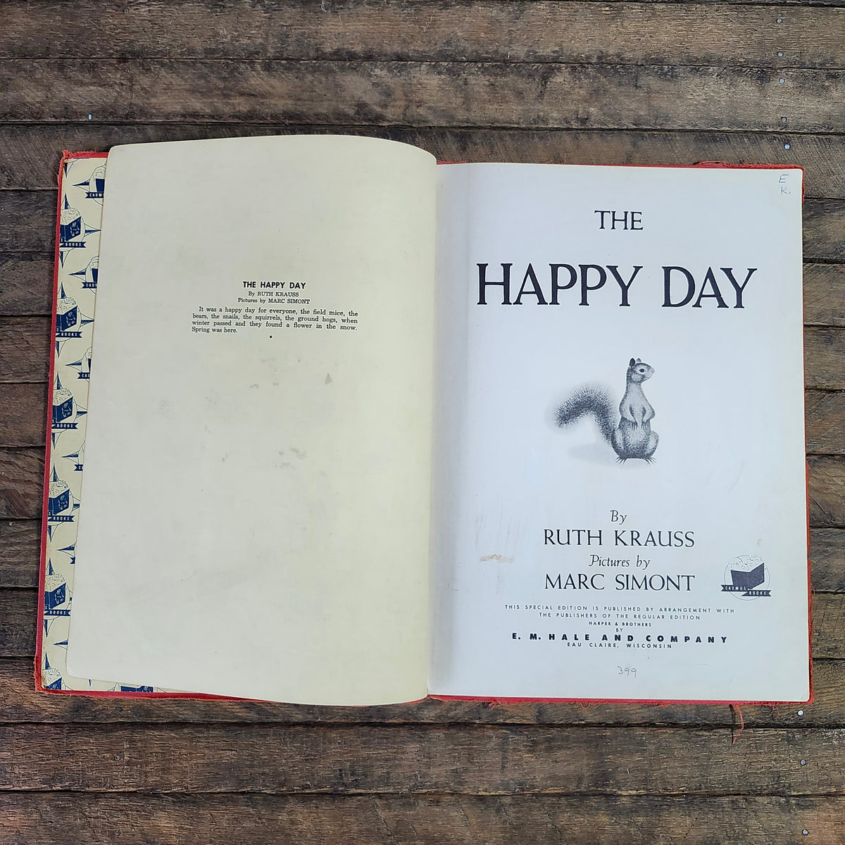 The Happy Day by Ruth Krauss 1949, Special Edition