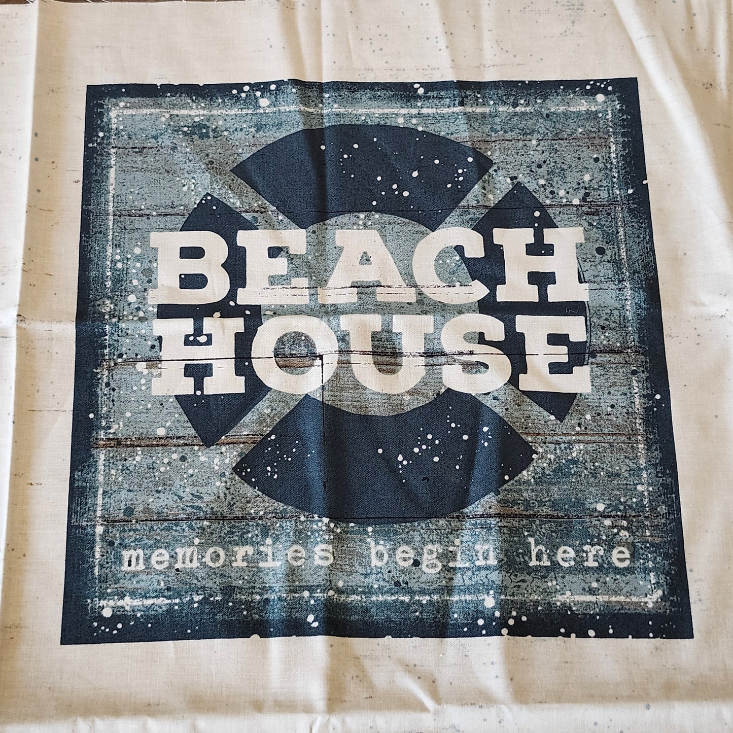Beach House Cut and Sew Panel