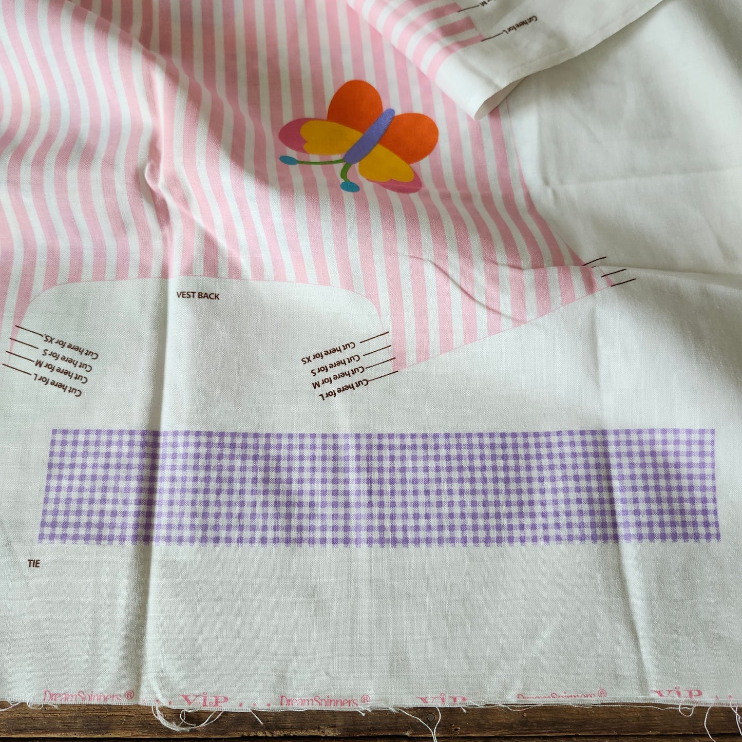 Easter Vest Cut and Sew Panel