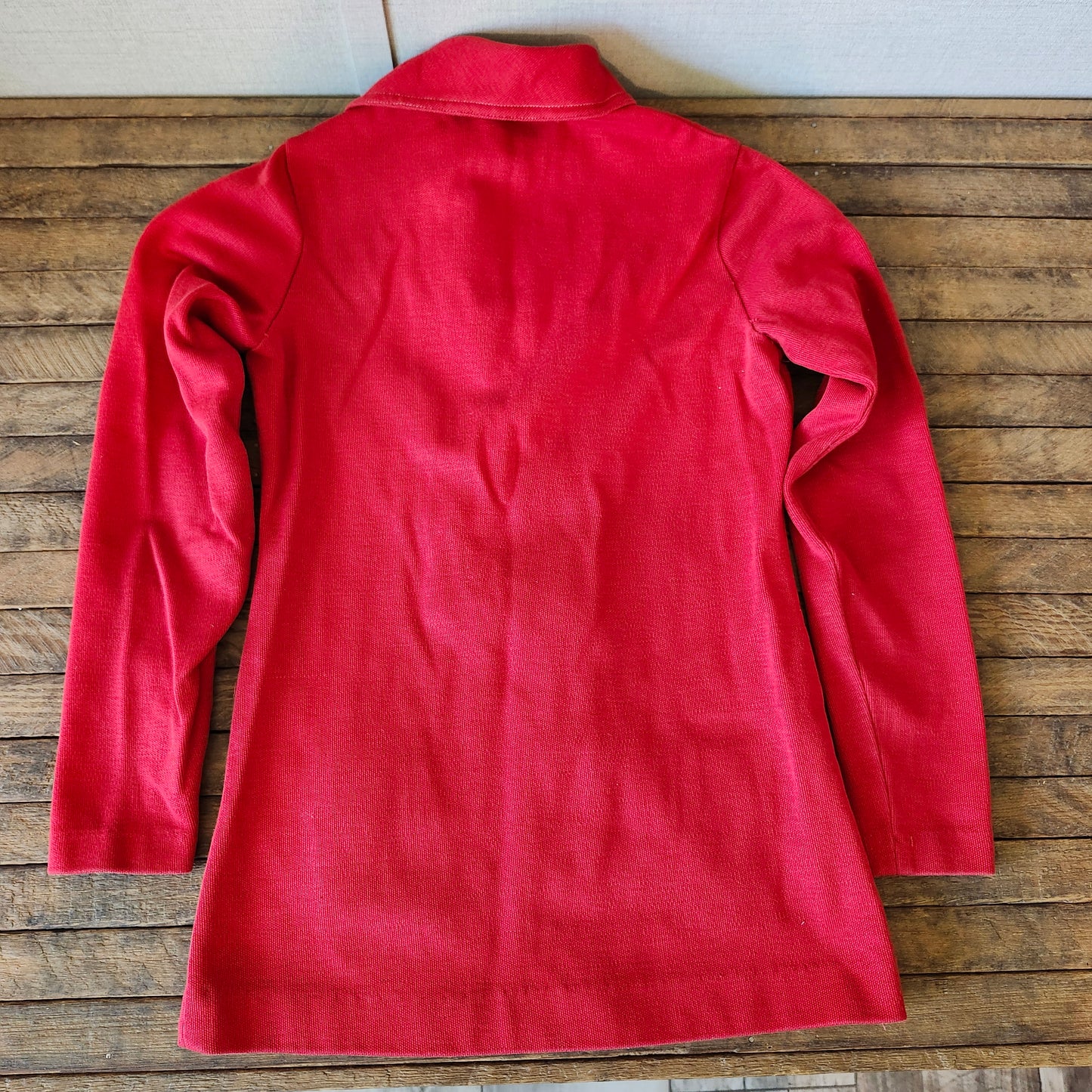 1970s Red Tunic Top Boys? size 5