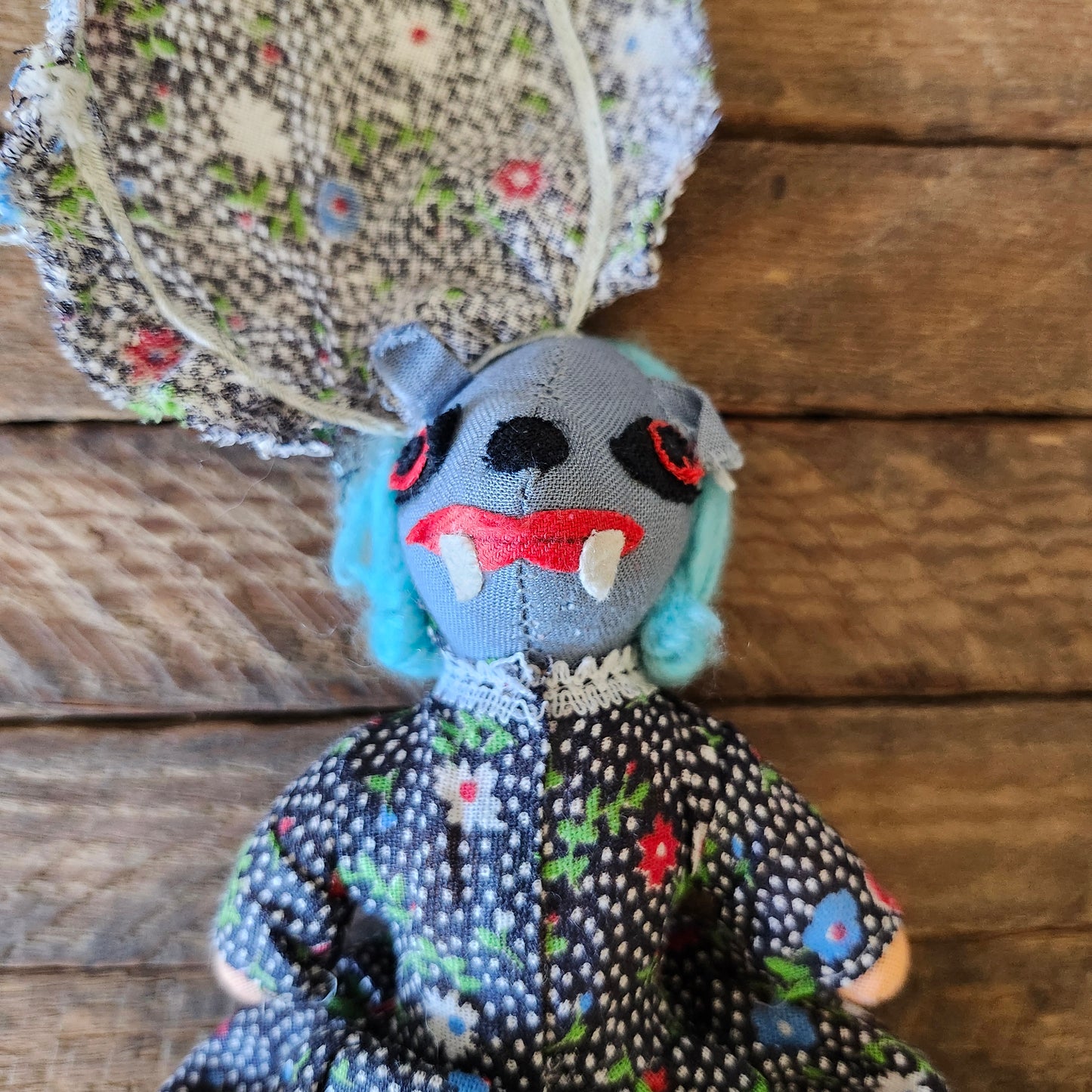 Little Red Riding Hood, Grandma, Big Bad Wolf, Three in One Topsy Turvy Doll