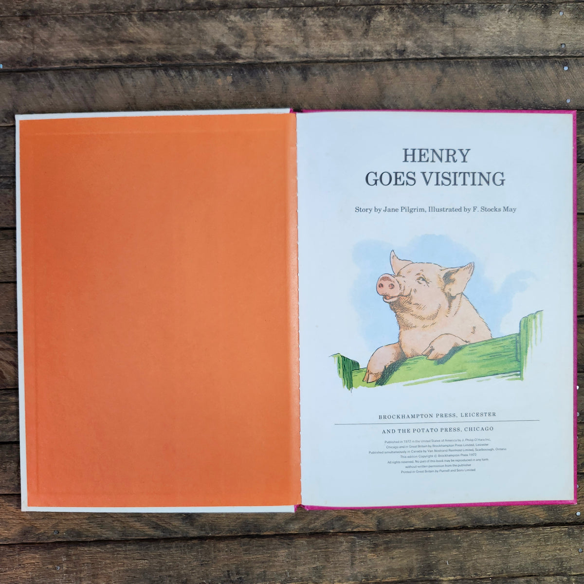Henry Goes Visiting by Jane Pilgrim, a Blackberry Farm Book 1972