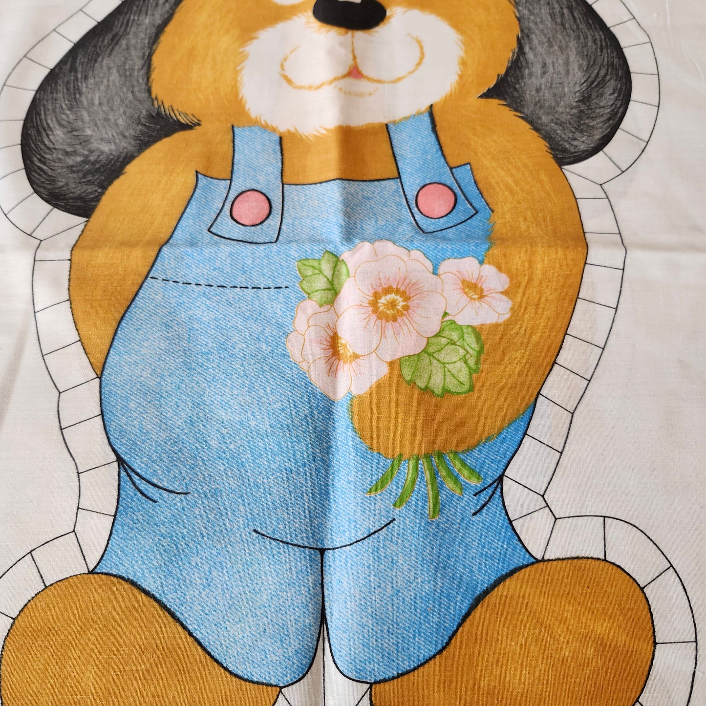 Cute Dog Cut and Sew Panel