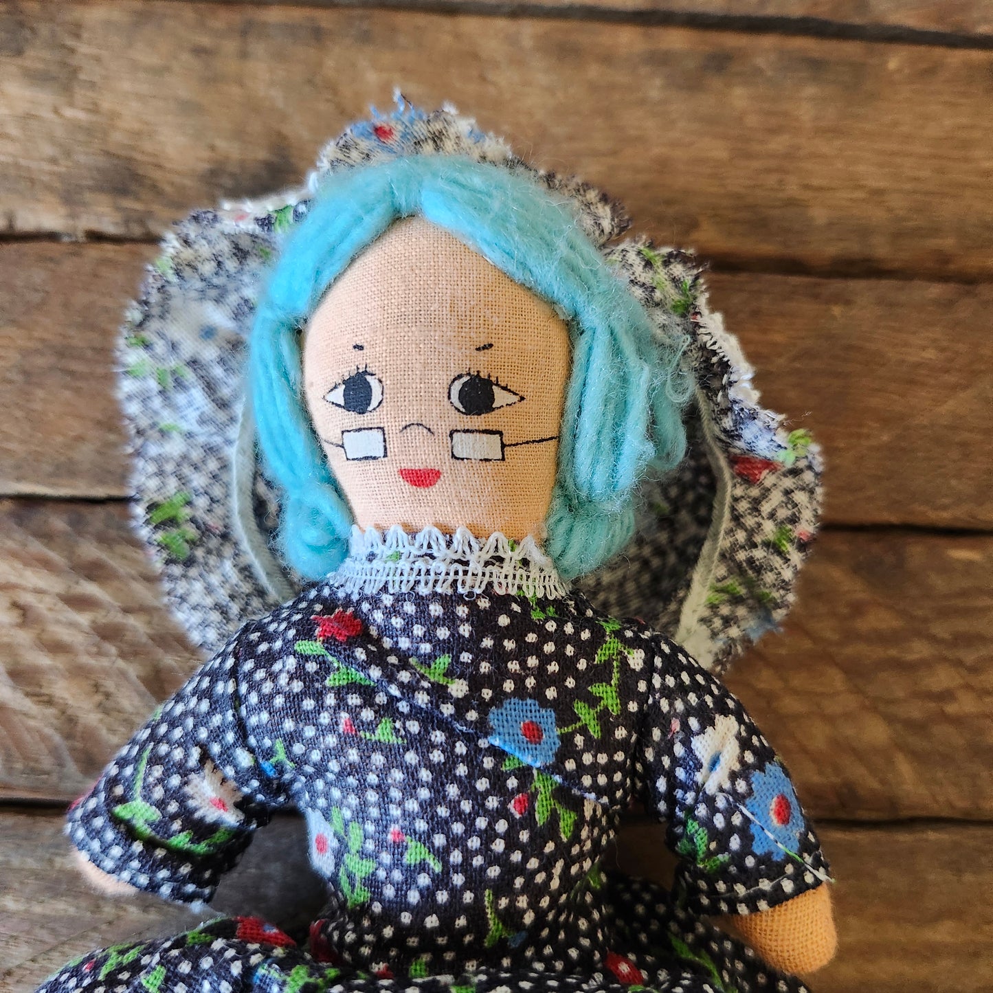 Little Red Riding Hood, Grandma, Big Bad Wolf, Three in One Topsy Turvy Doll