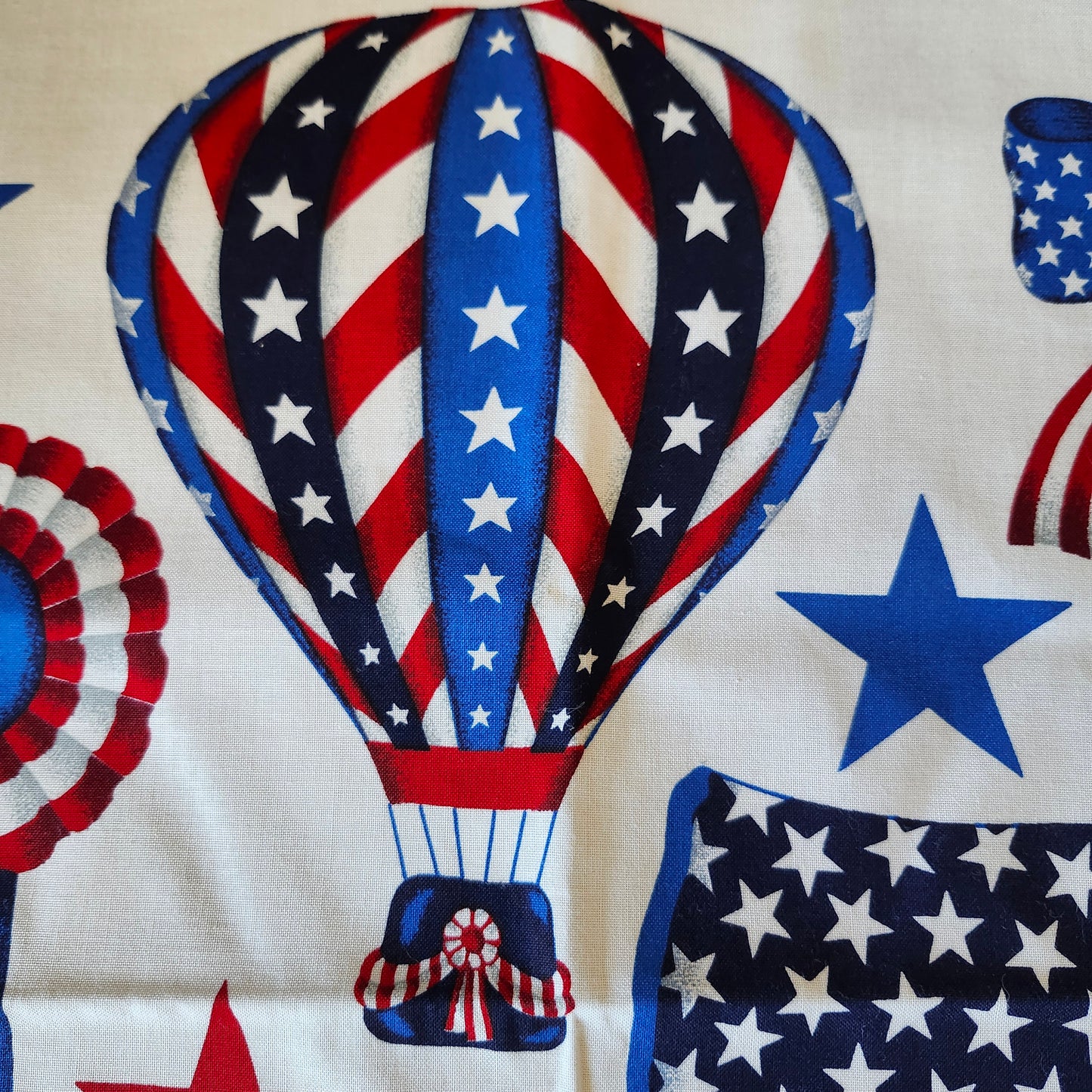 Stars and Stripes Appliques Cut and Sew Panel