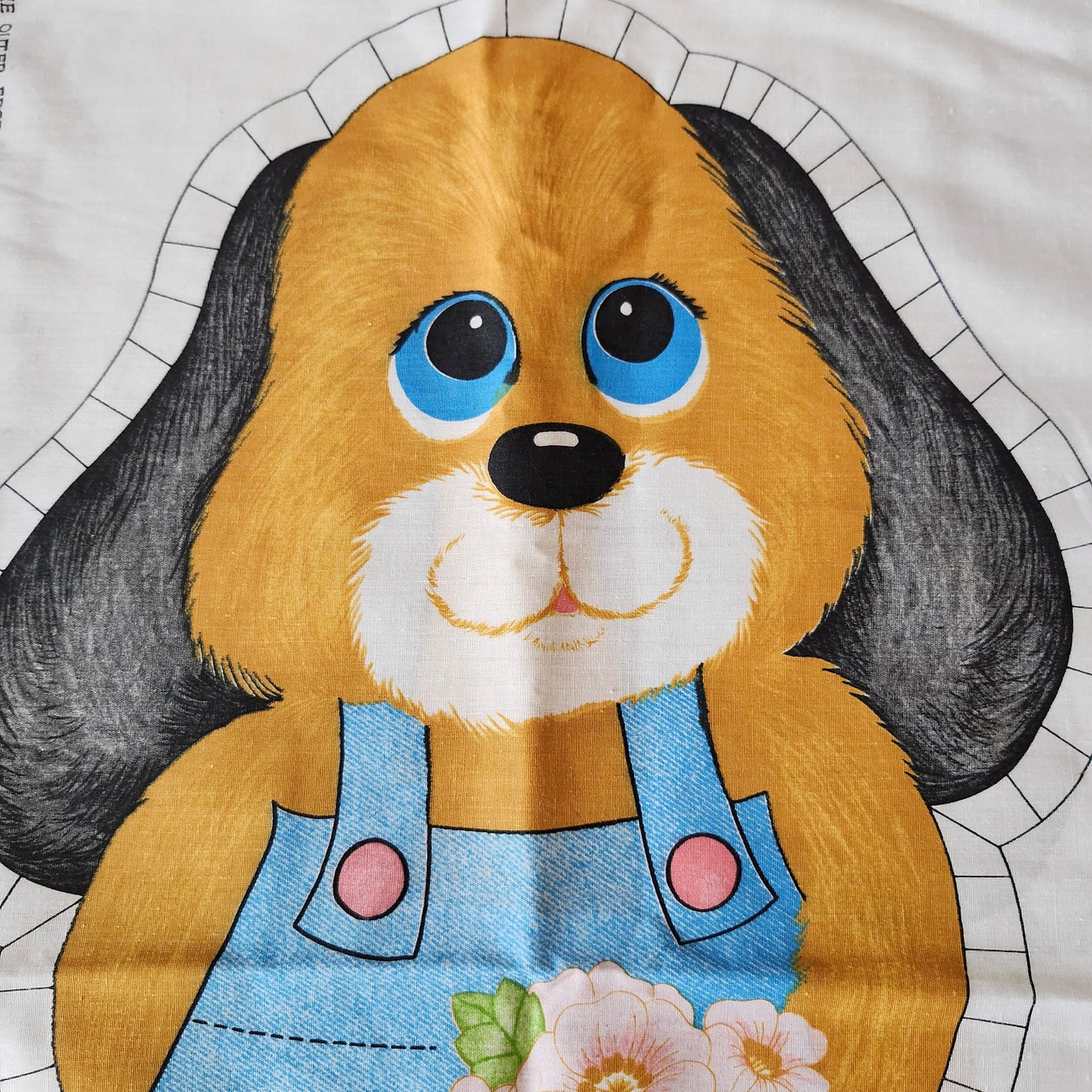 Cute Dog Cut and Sew Panel