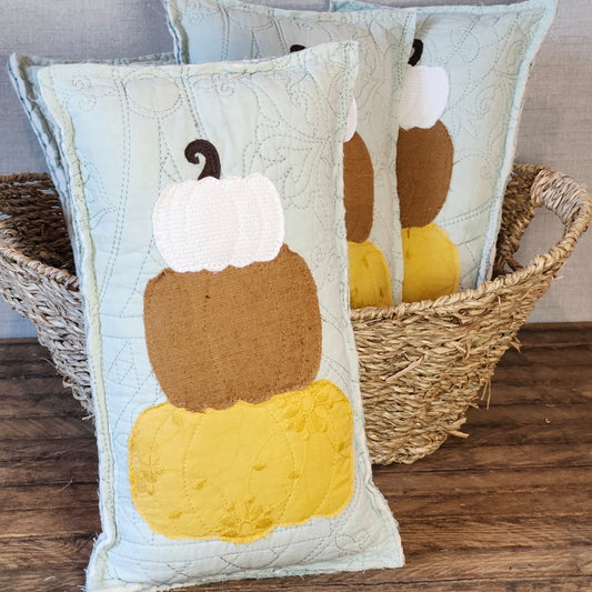 Stack of Pumpkins Pillow