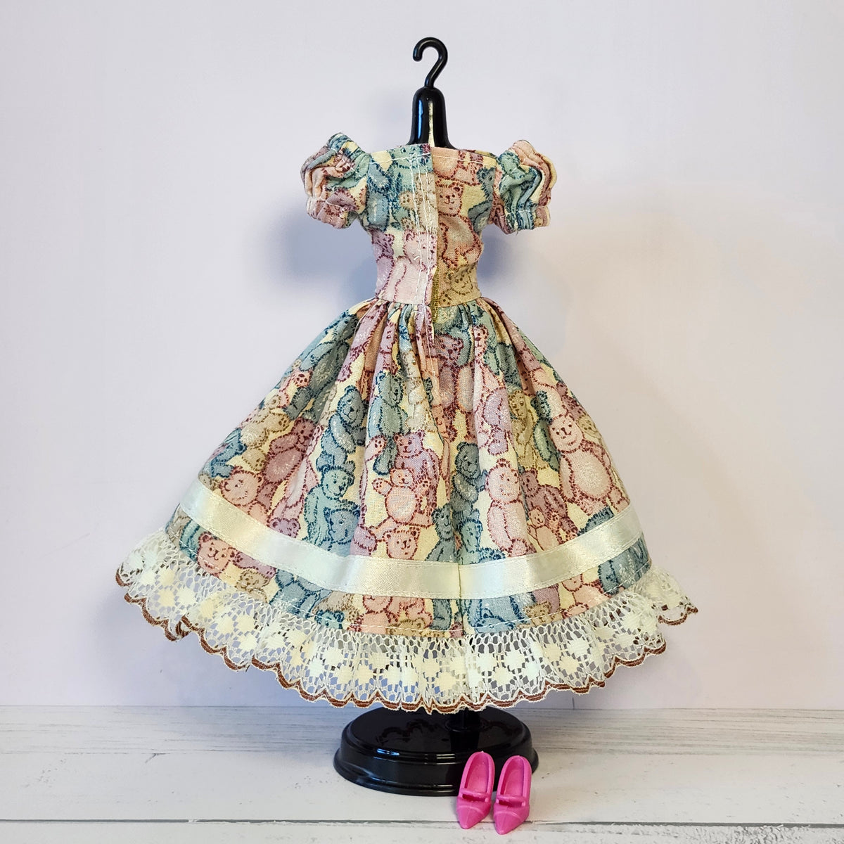 Teddy Bear Party Dress for 11 1/2" fashion dolls