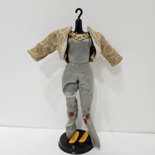 Circles Jumpsuit and Jacket for 11 1/2" fashion dolls