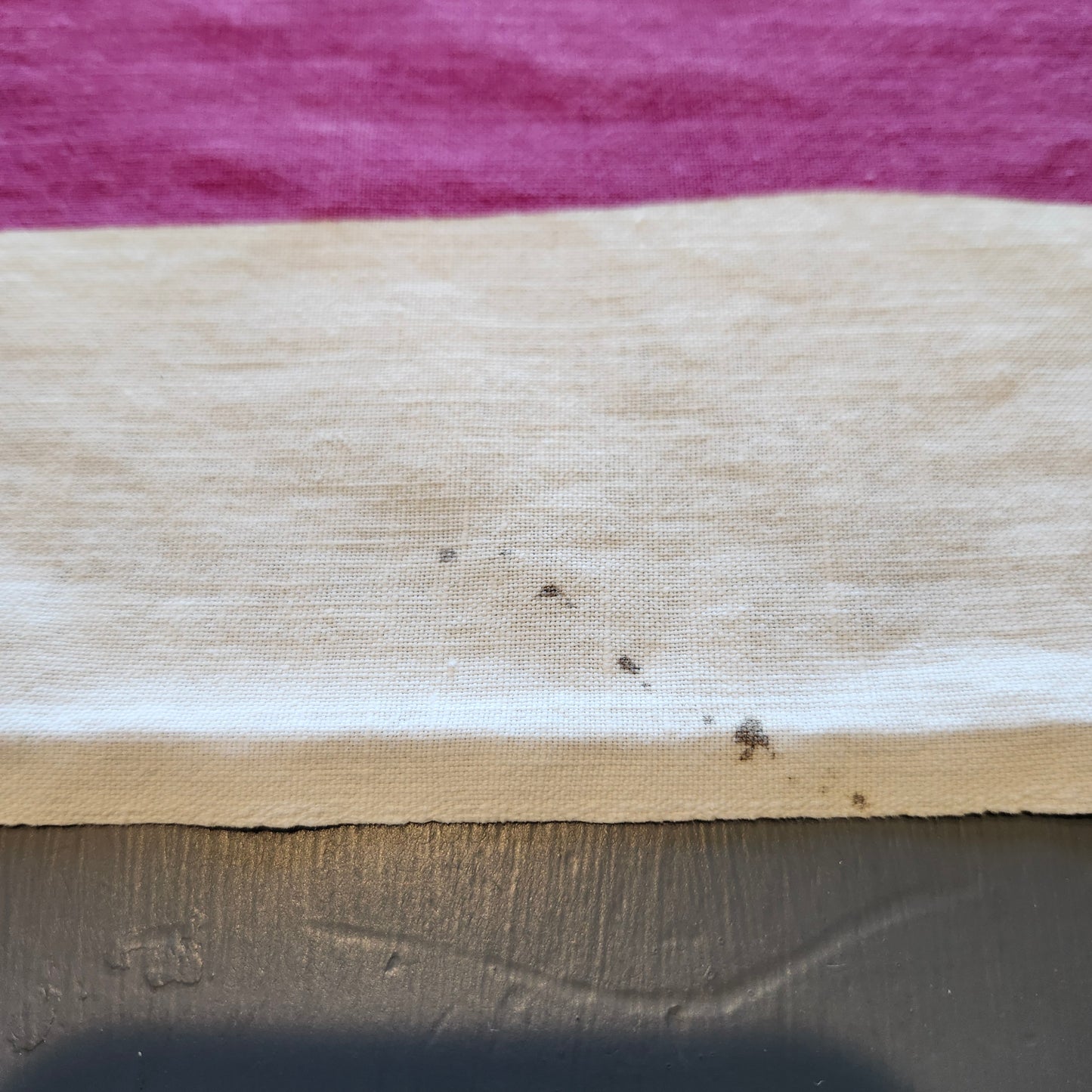 Shades of Pink Floral Vintage Tablecloth