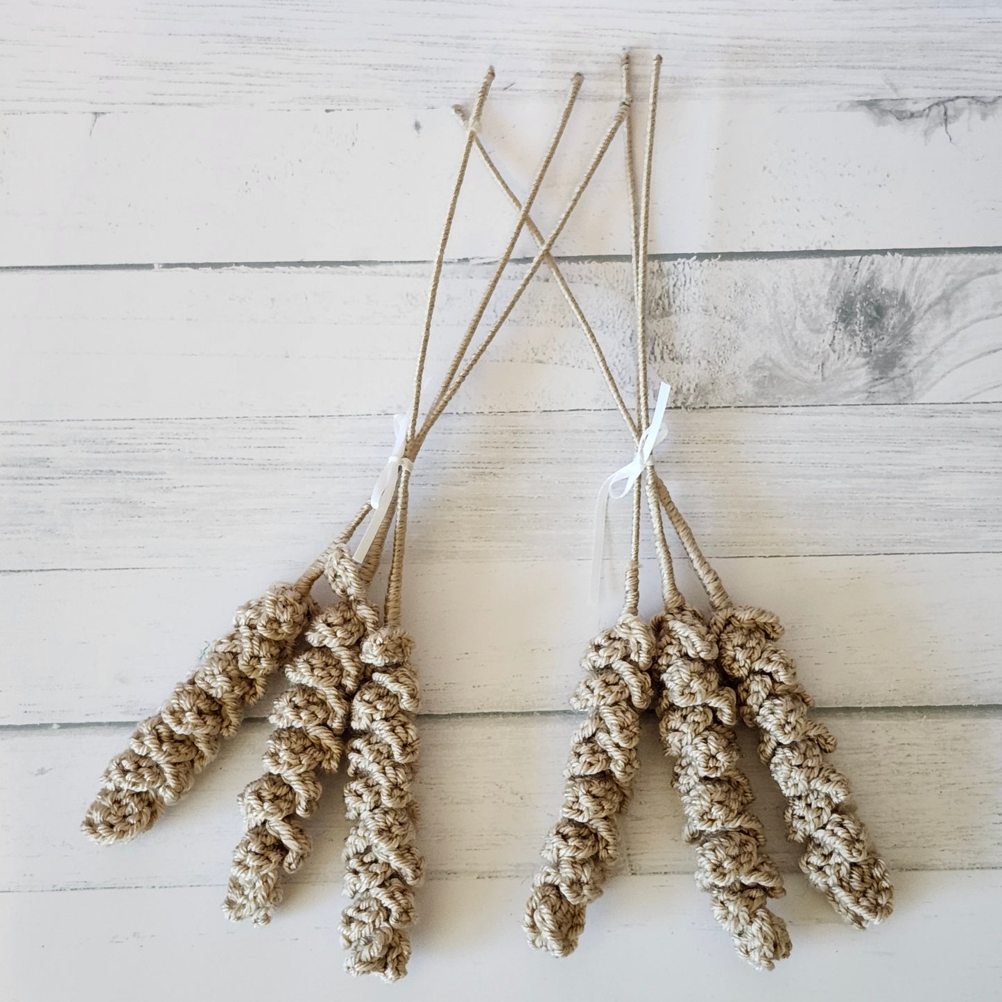 Crochet Wheat Stems set of 3