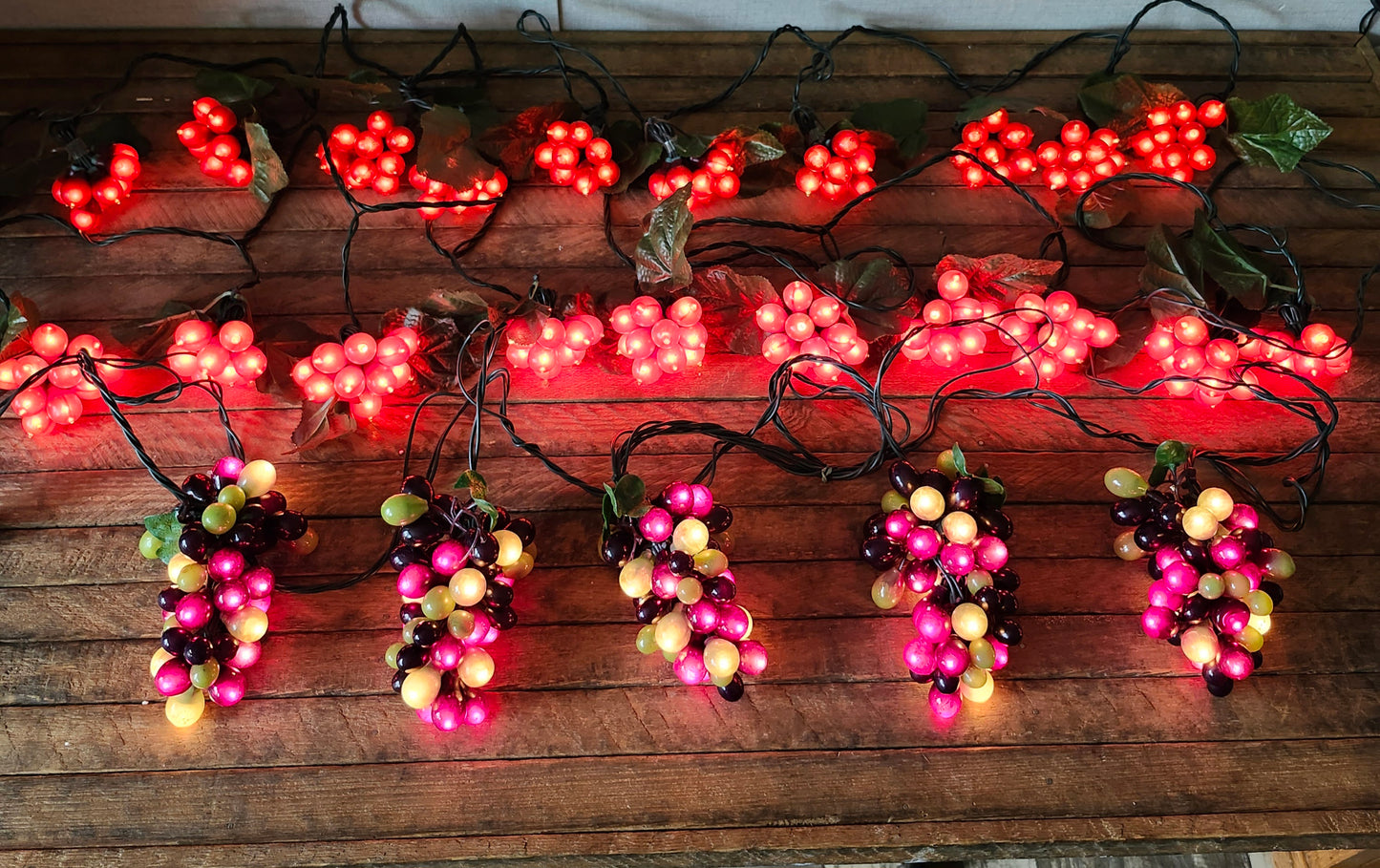 Grapes Vintage String Lights