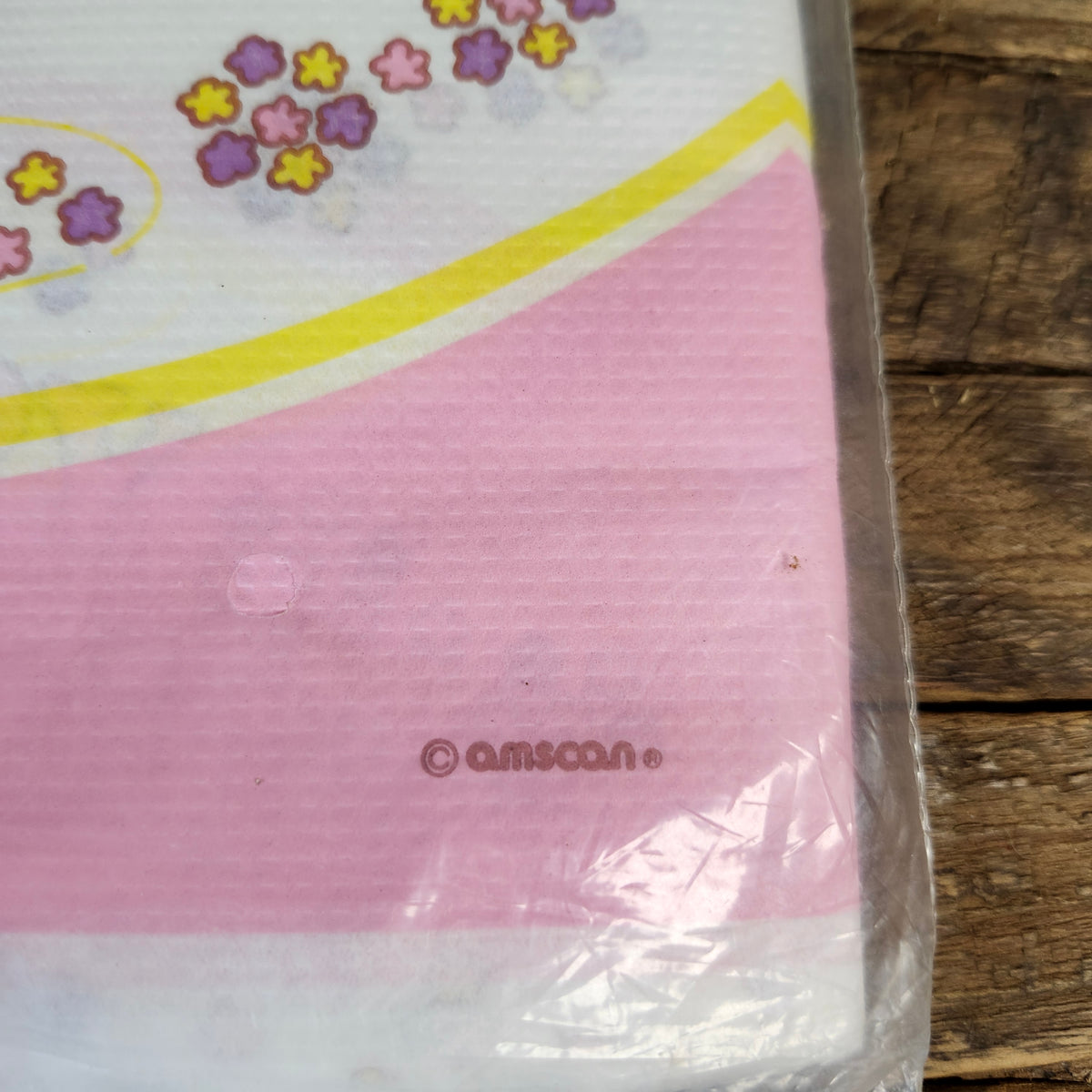 Vintage Happy Birthday Ballerina Girl Table Cover