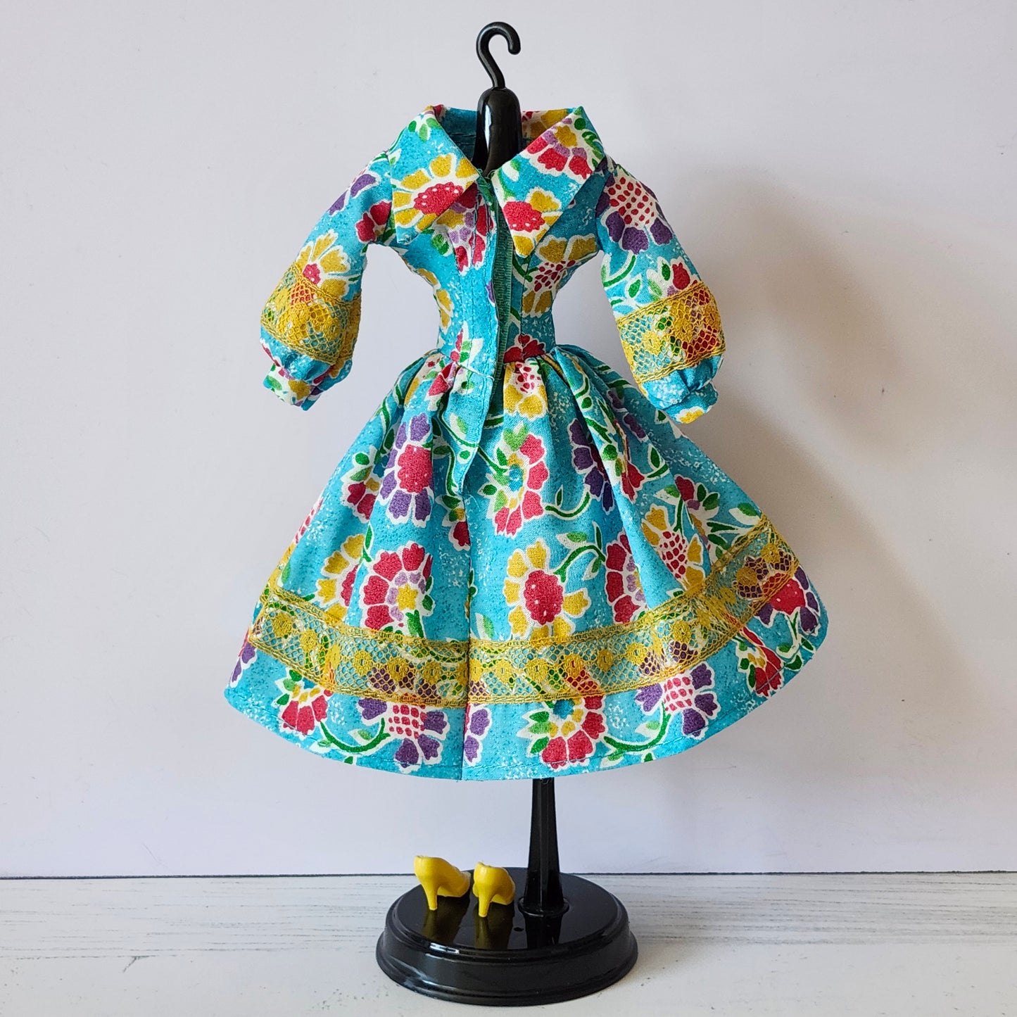 Summer Flowers Dress for 11 1/2" fashion dolls