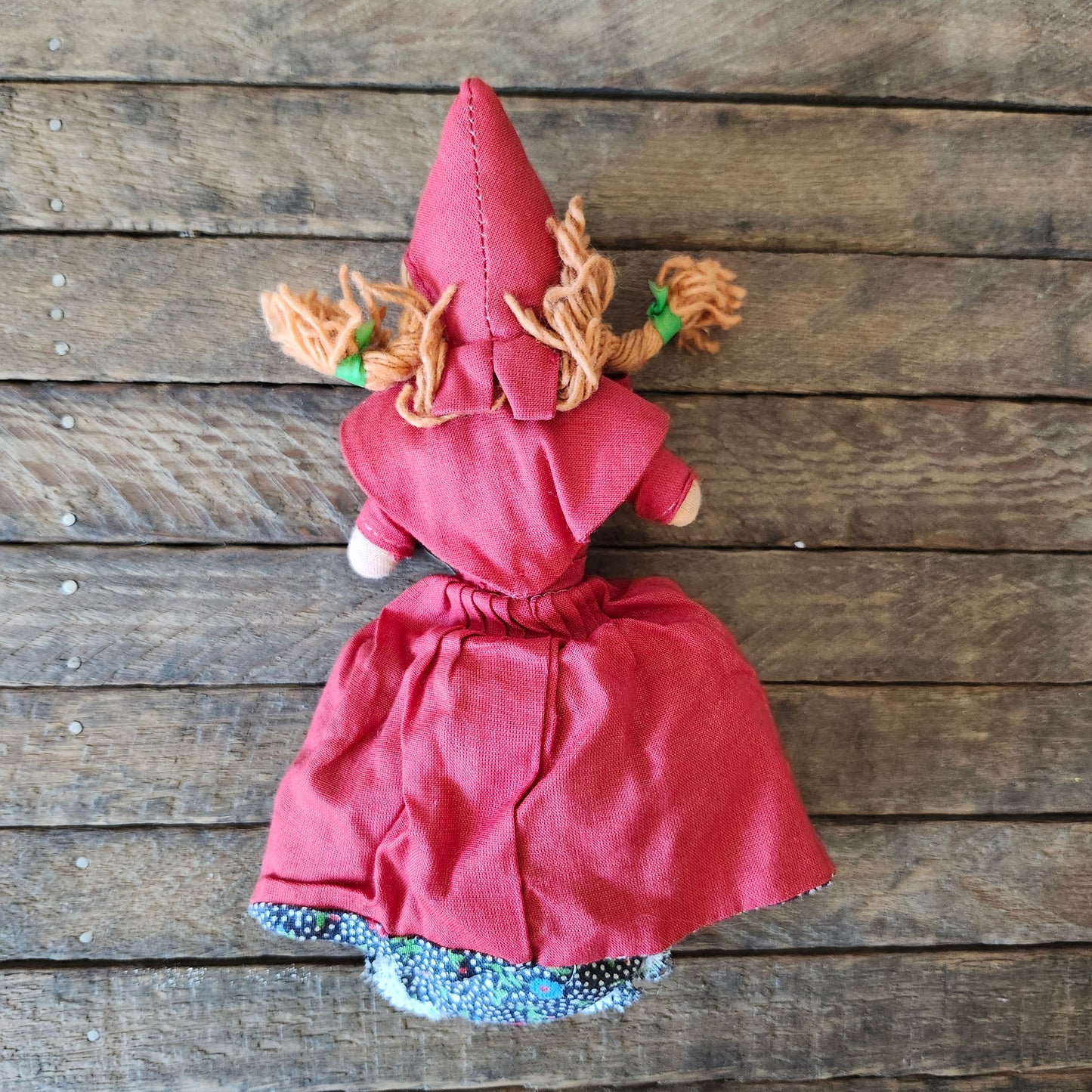 Little Red Riding Hood, Grandma, Big Bad Wolf, Three in One Topsy Turvy Doll