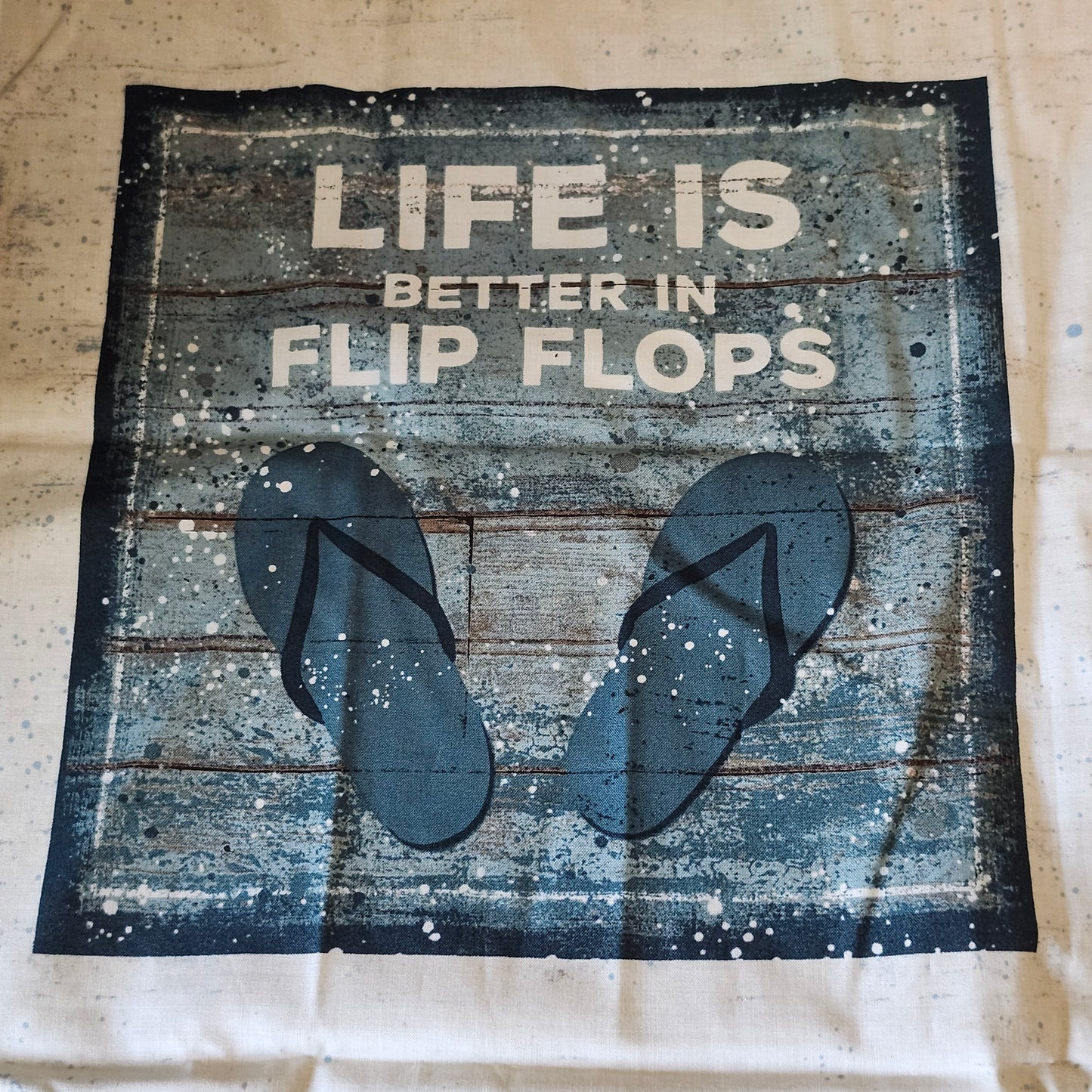Beach House Cut and Sew Panel